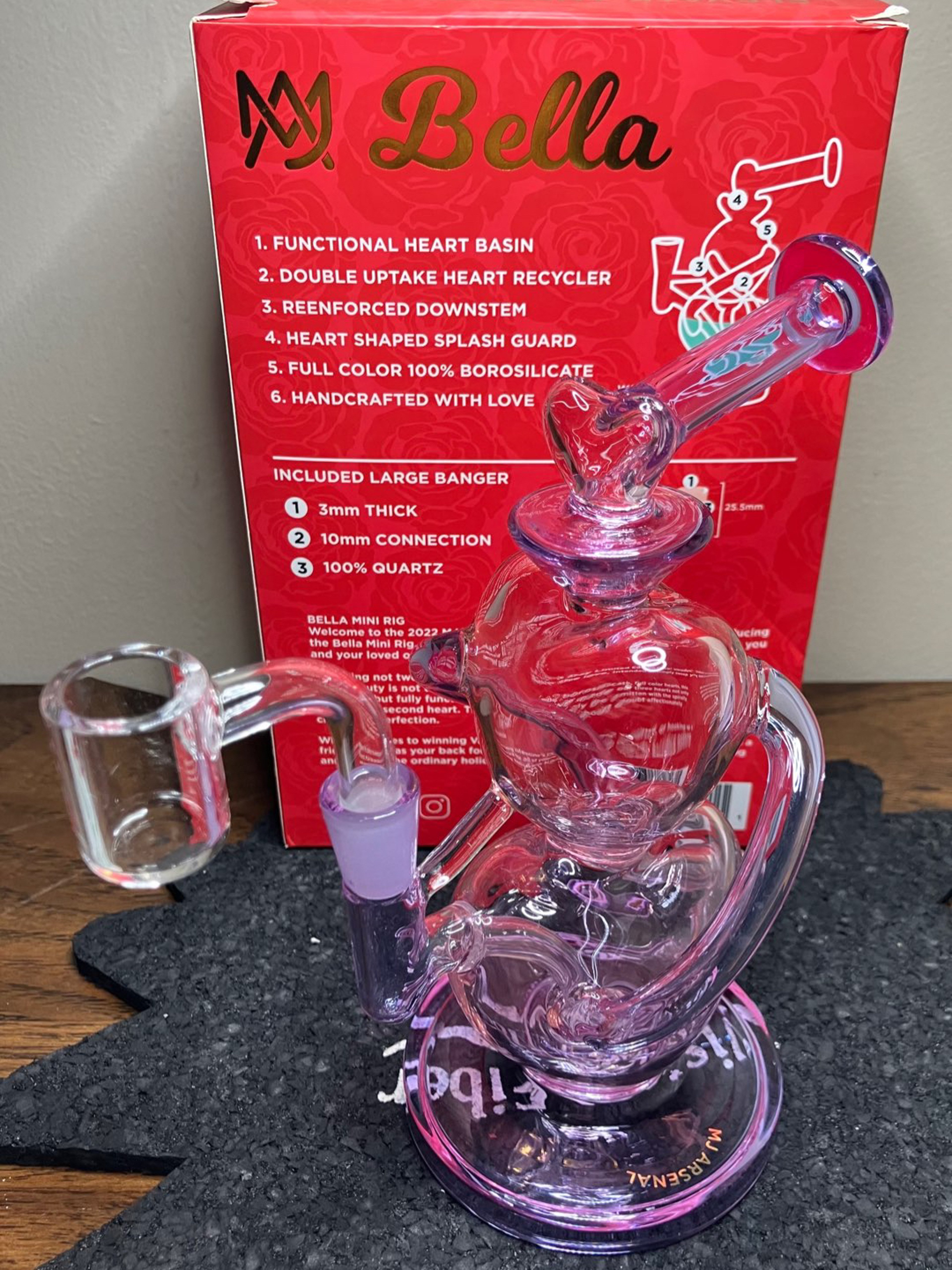 Preview pic of Mj Arsenal “Bella” mini dual uptake recycler