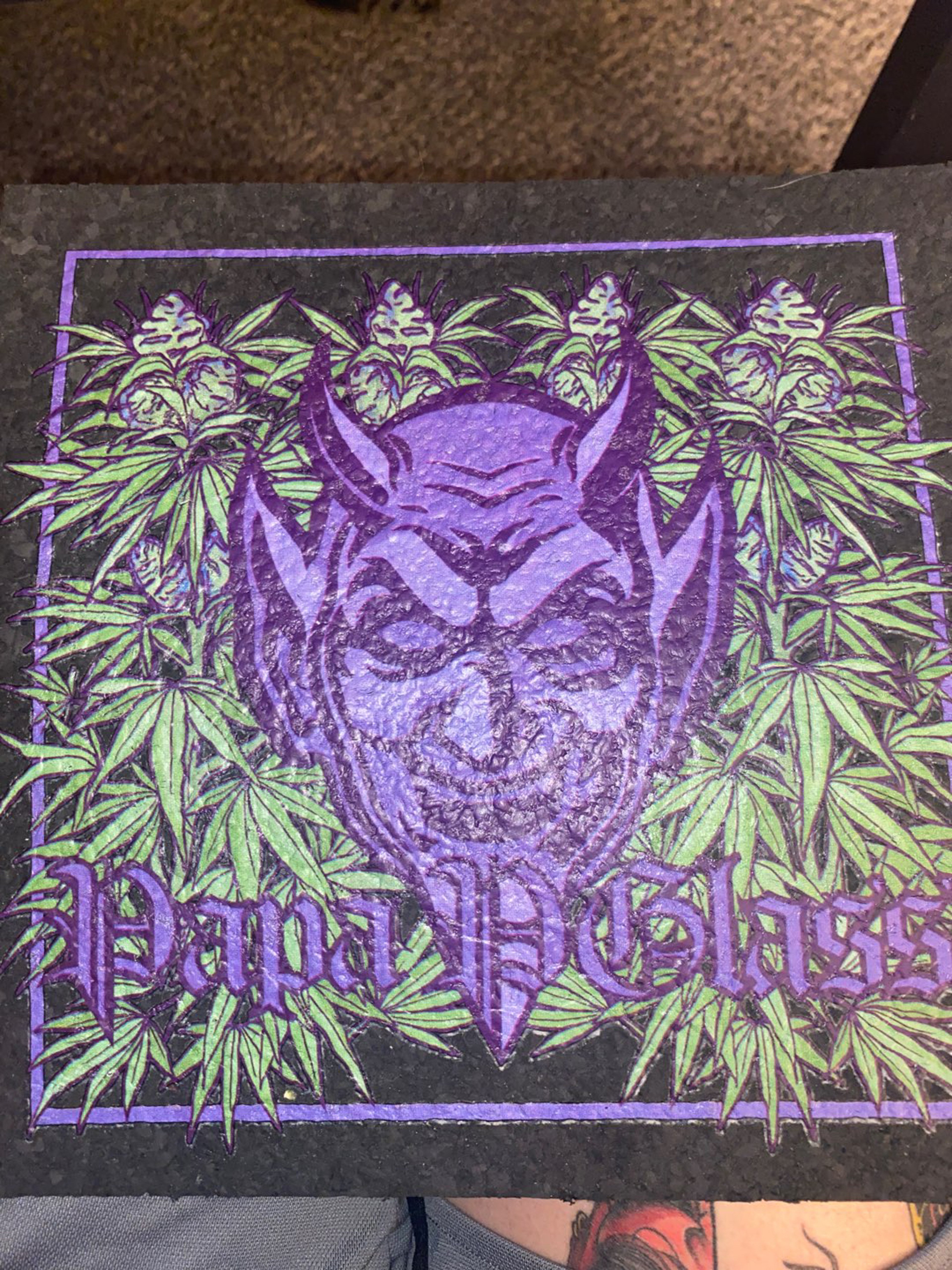 Preview pic of Papa P Glass Mood Mat