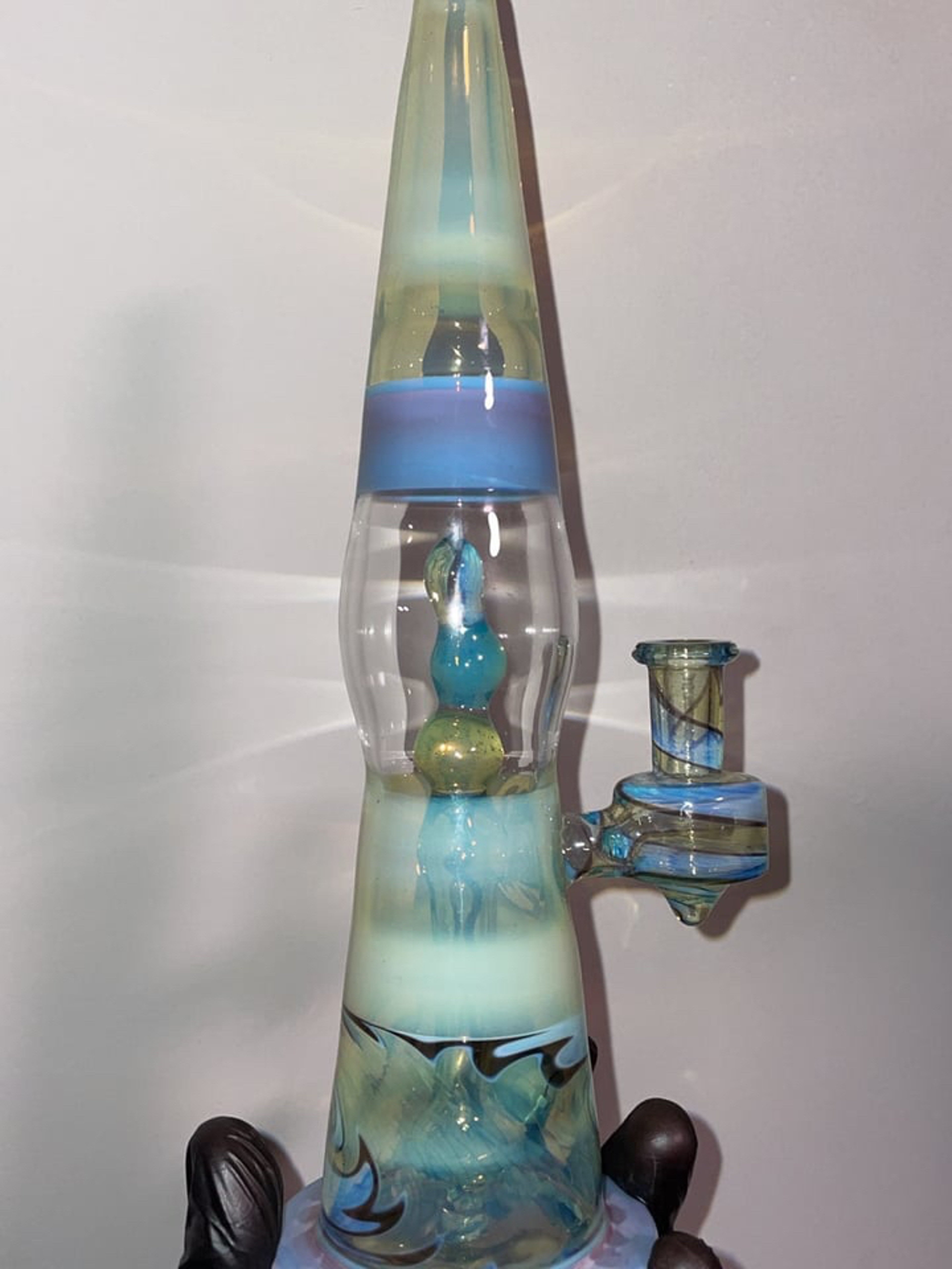 Preview pic of Guru x curry glass cfl lamp