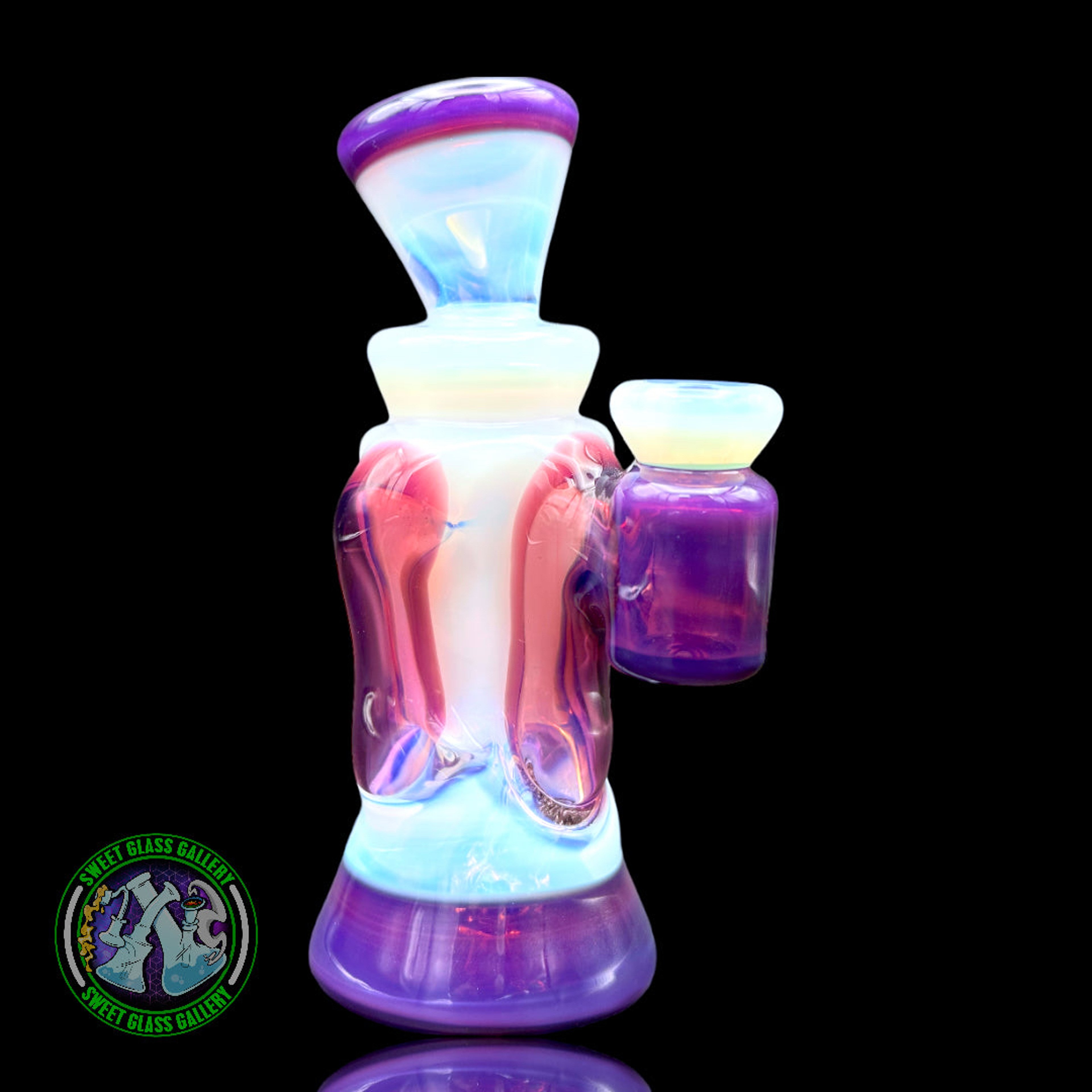 Preview pic of Rycrafted Glass - Mini Recycler (Moonstone/Royal Jelly/Telemagenta)