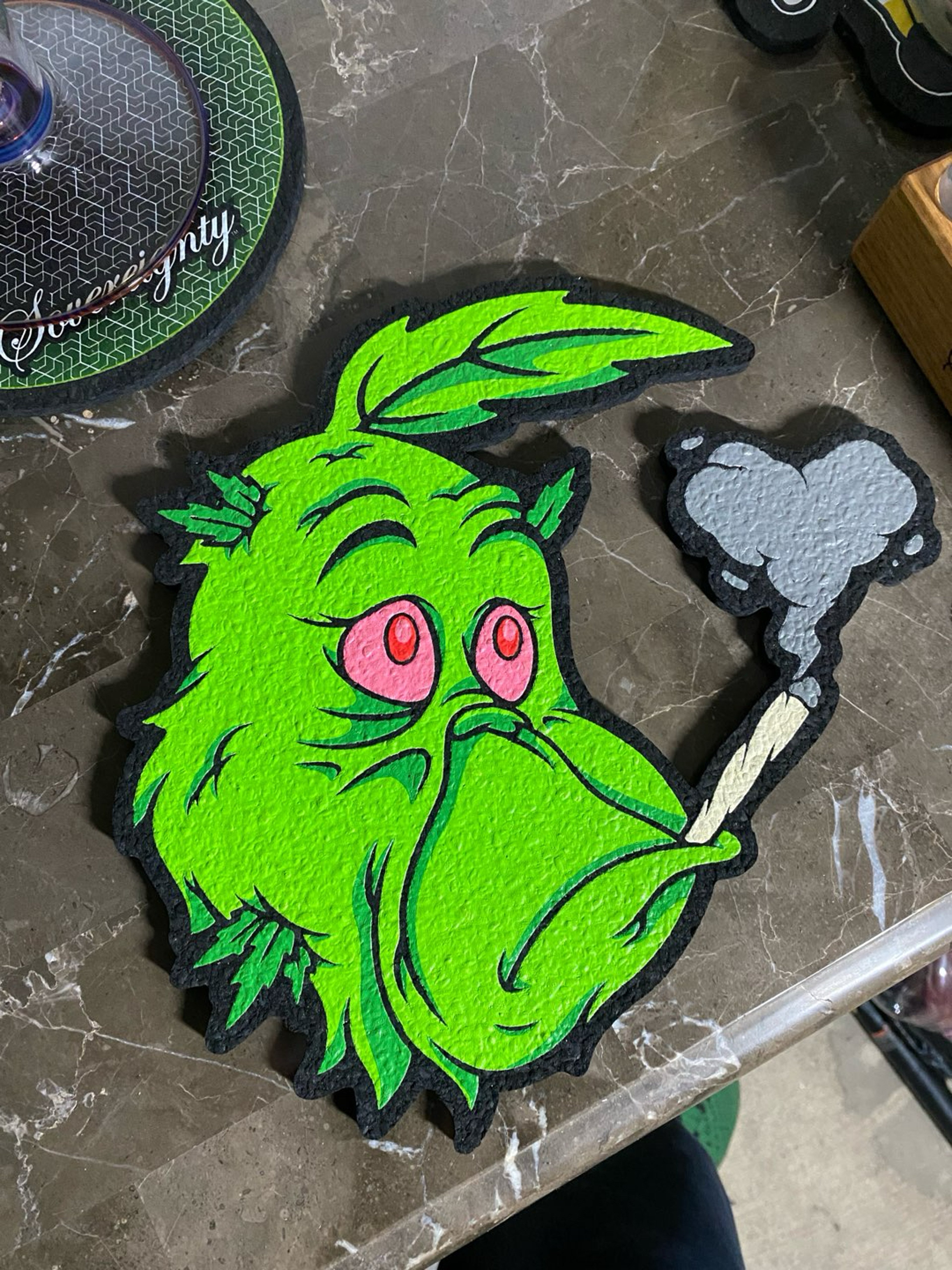 Grinch MoodMat UV reactive image 0