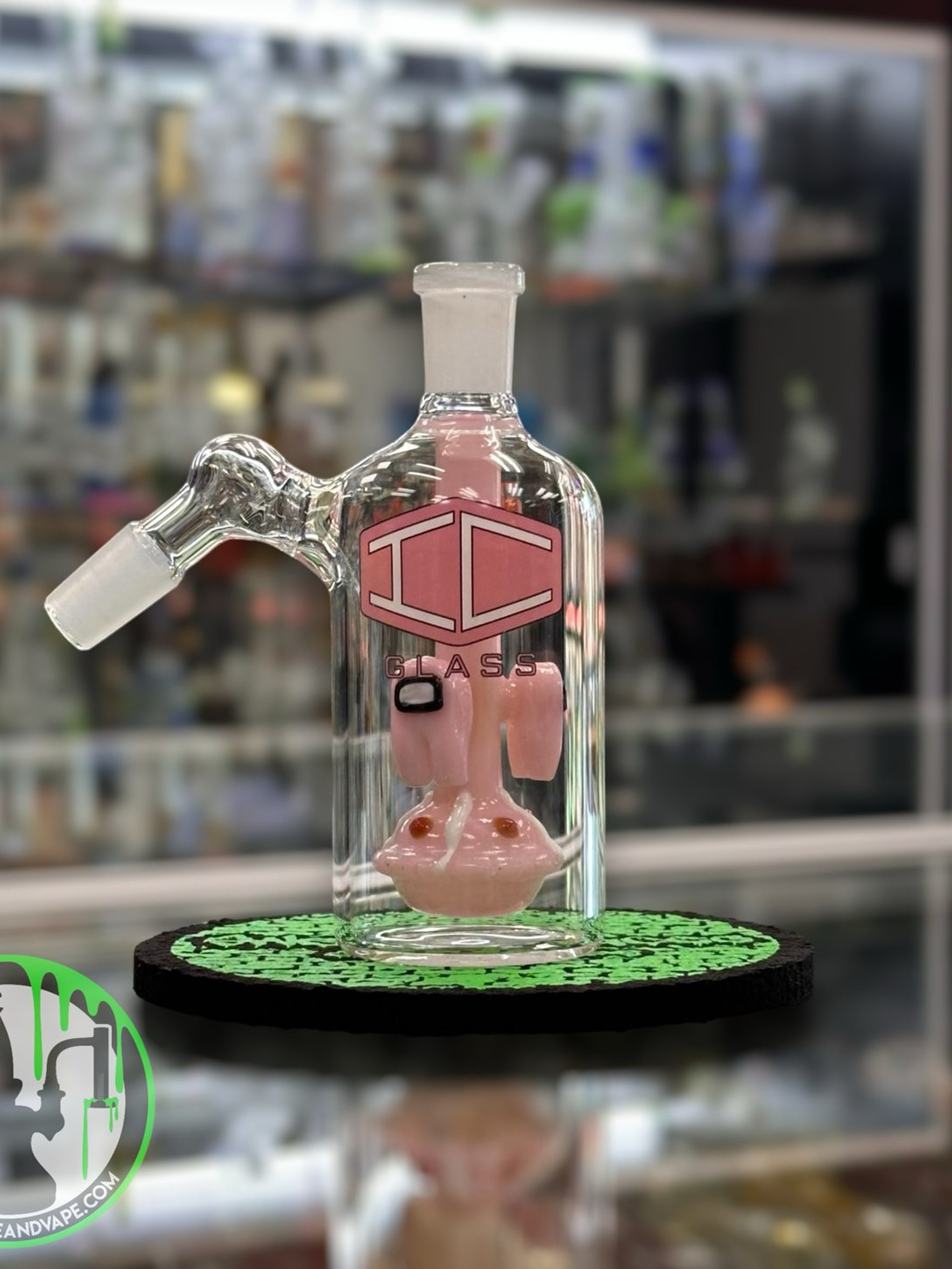 Preview pic of IC Glass - Ash Catcher 14mm 45 Pink