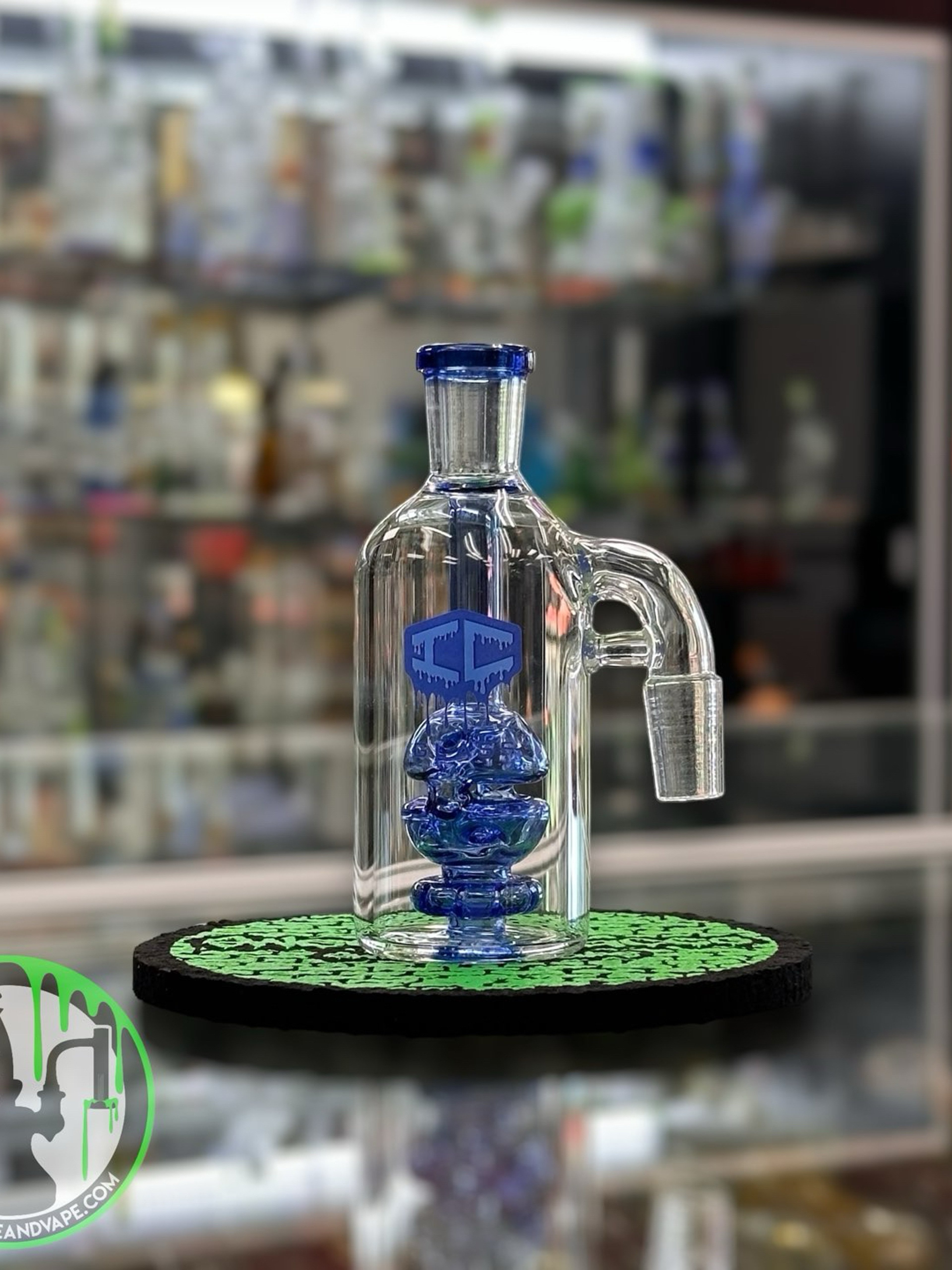 Preview pic of IC Glass - Ash Catcher 14mm 90 Blue #2