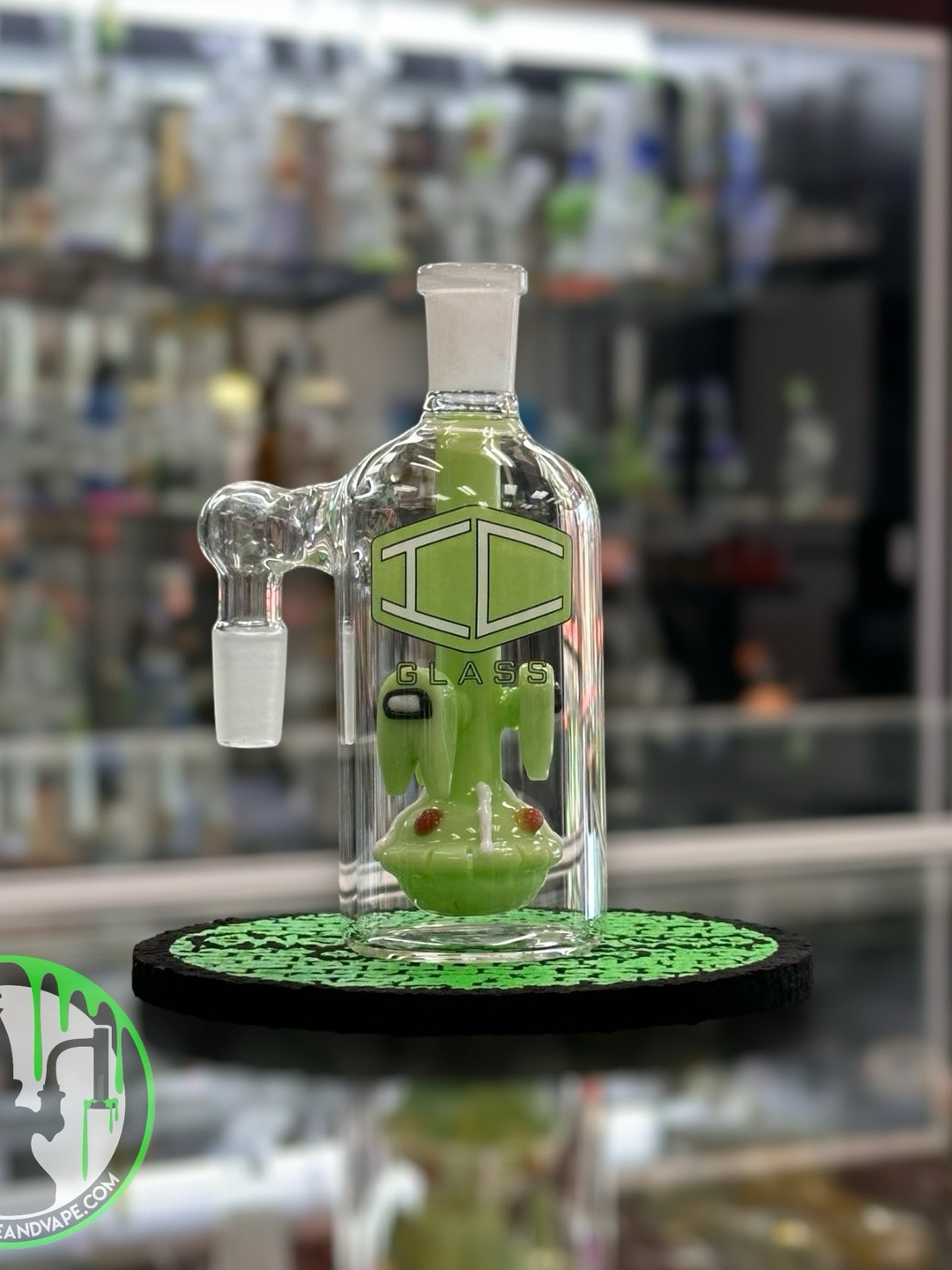 Preview pic of IC Glass - Ash Catcher 14mm 90 Green