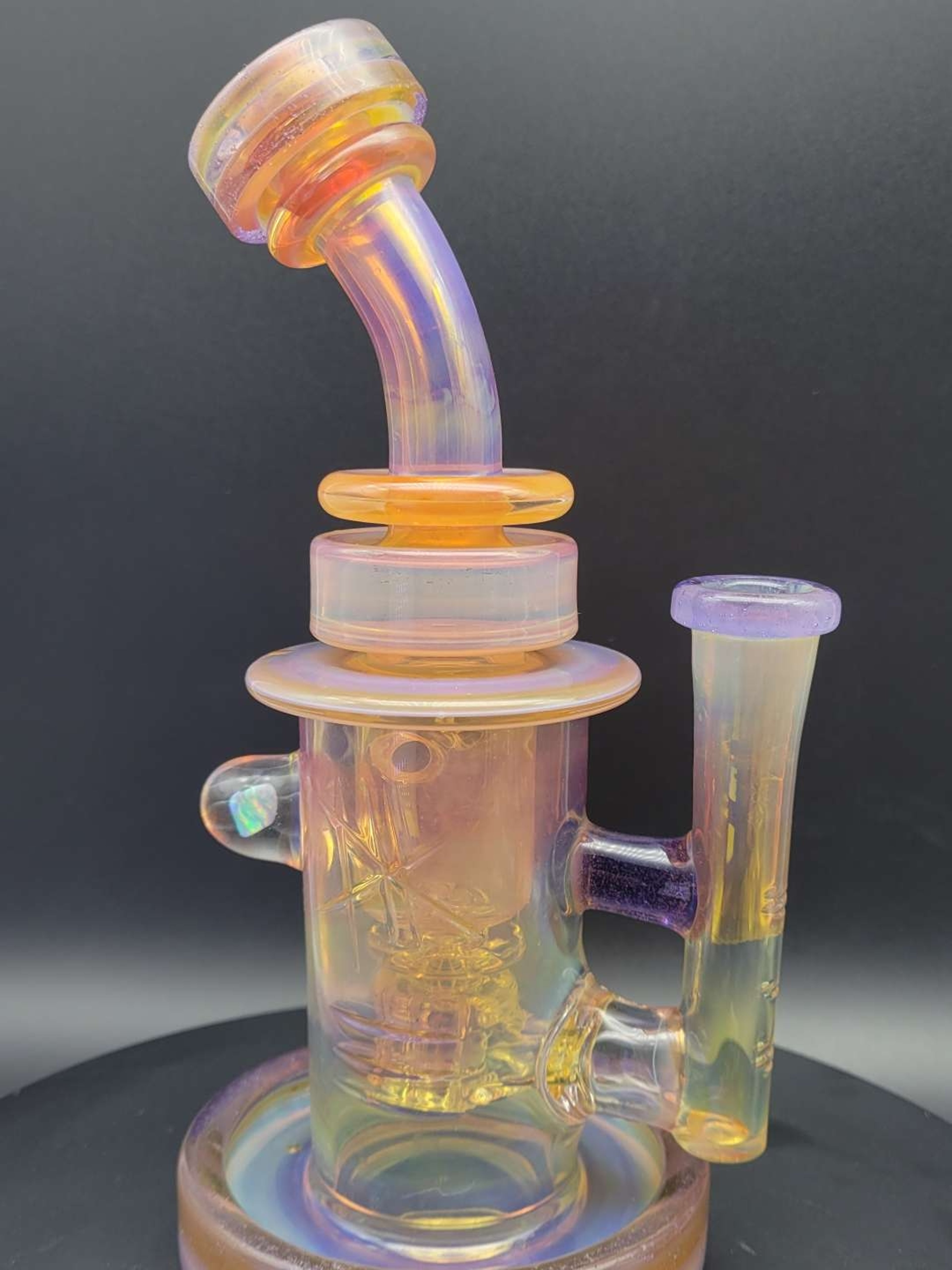 Preview pic of Bronx Torus incycler Gold fume + purple lollipop