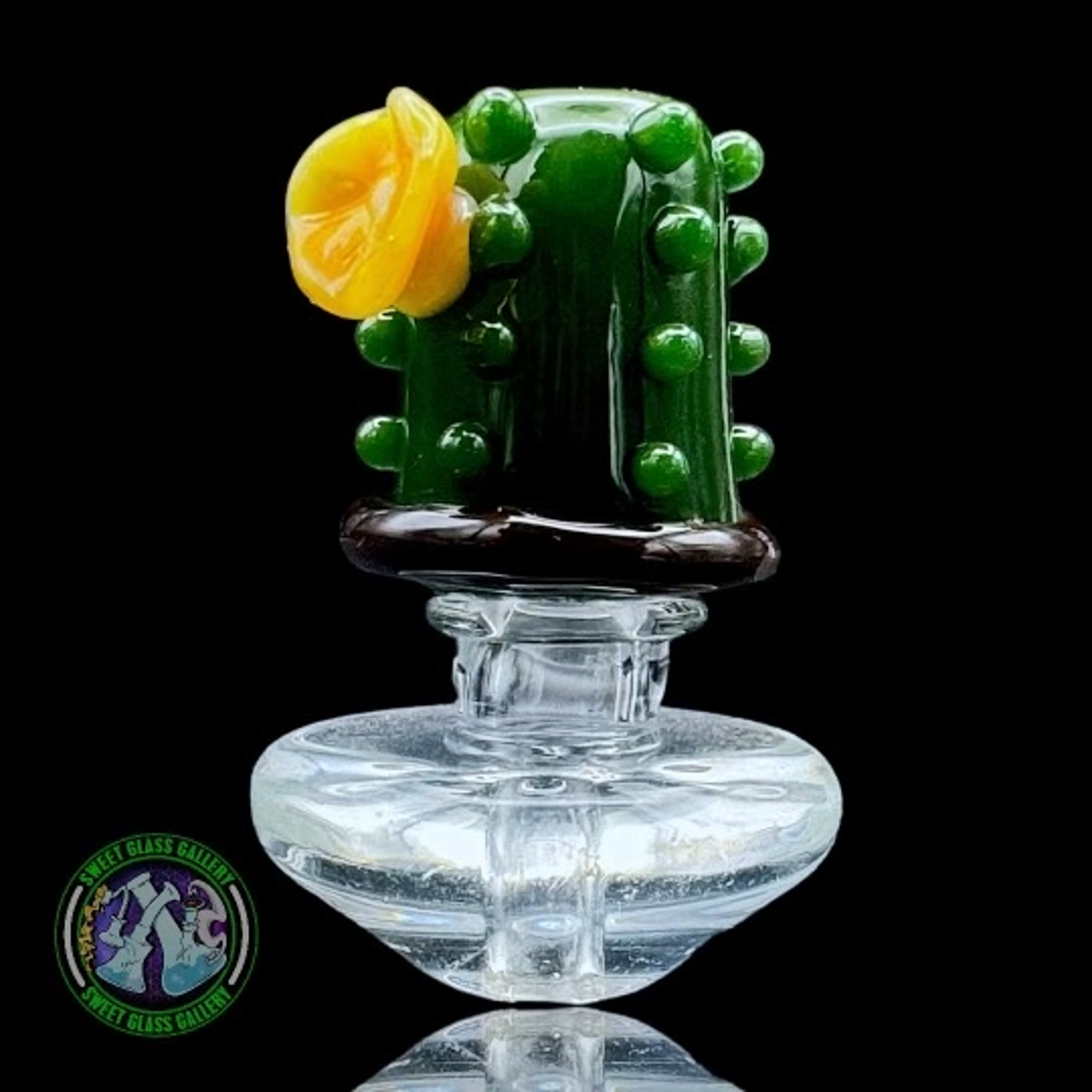 Preview pic of Empire Glassworks - Puffco Peak Carb Cap - Cactus #5