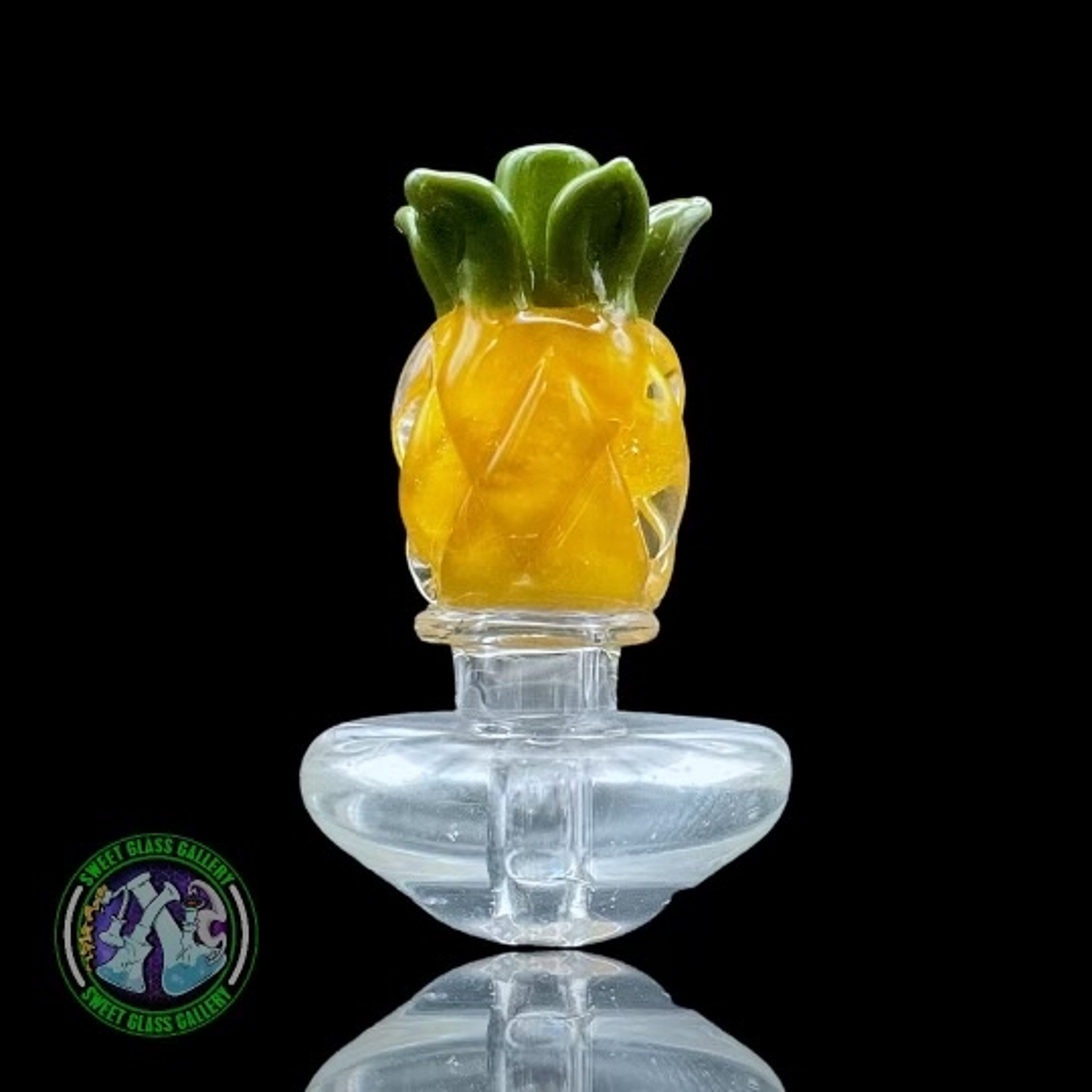 Preview pic of Empire Glassworks - Puffco Peak Carb Cap - Pineapple #2