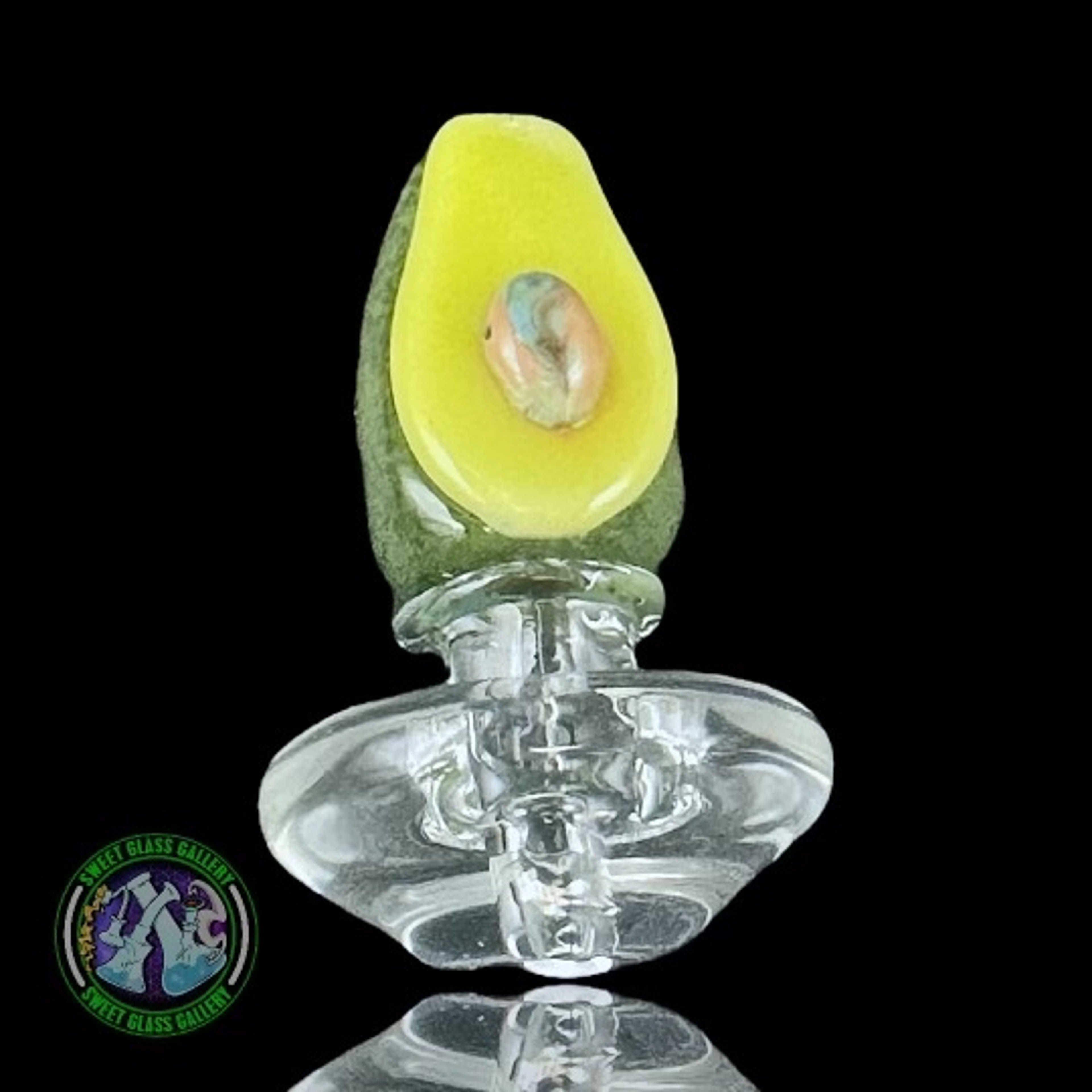 Preview pic of Empire Glassworks - Puffco Peak Carb Cap - Avocado #1