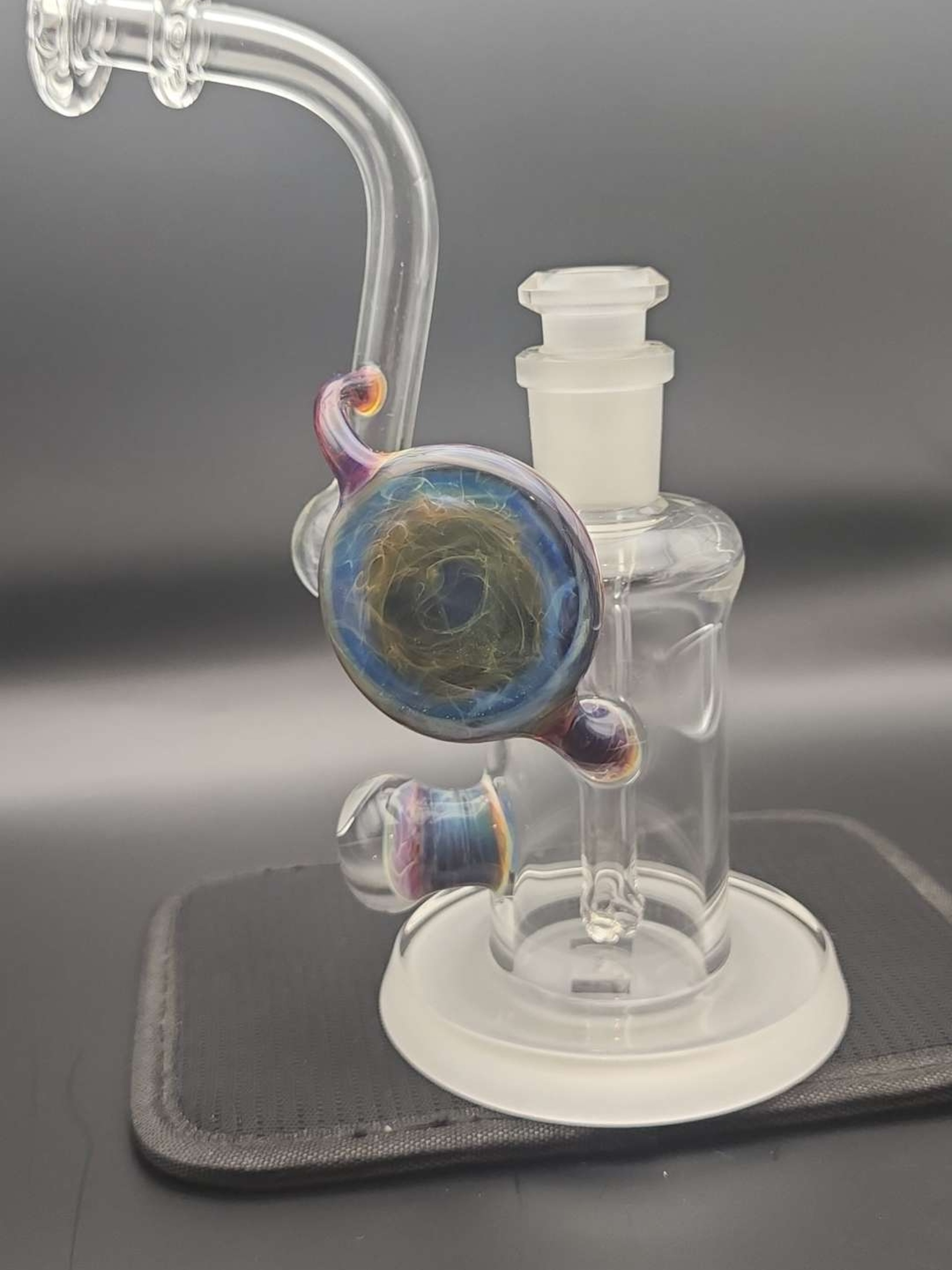 Preview pic of BeerGlass 14mm LokisLipstick with Sandblasted Base Bubbler