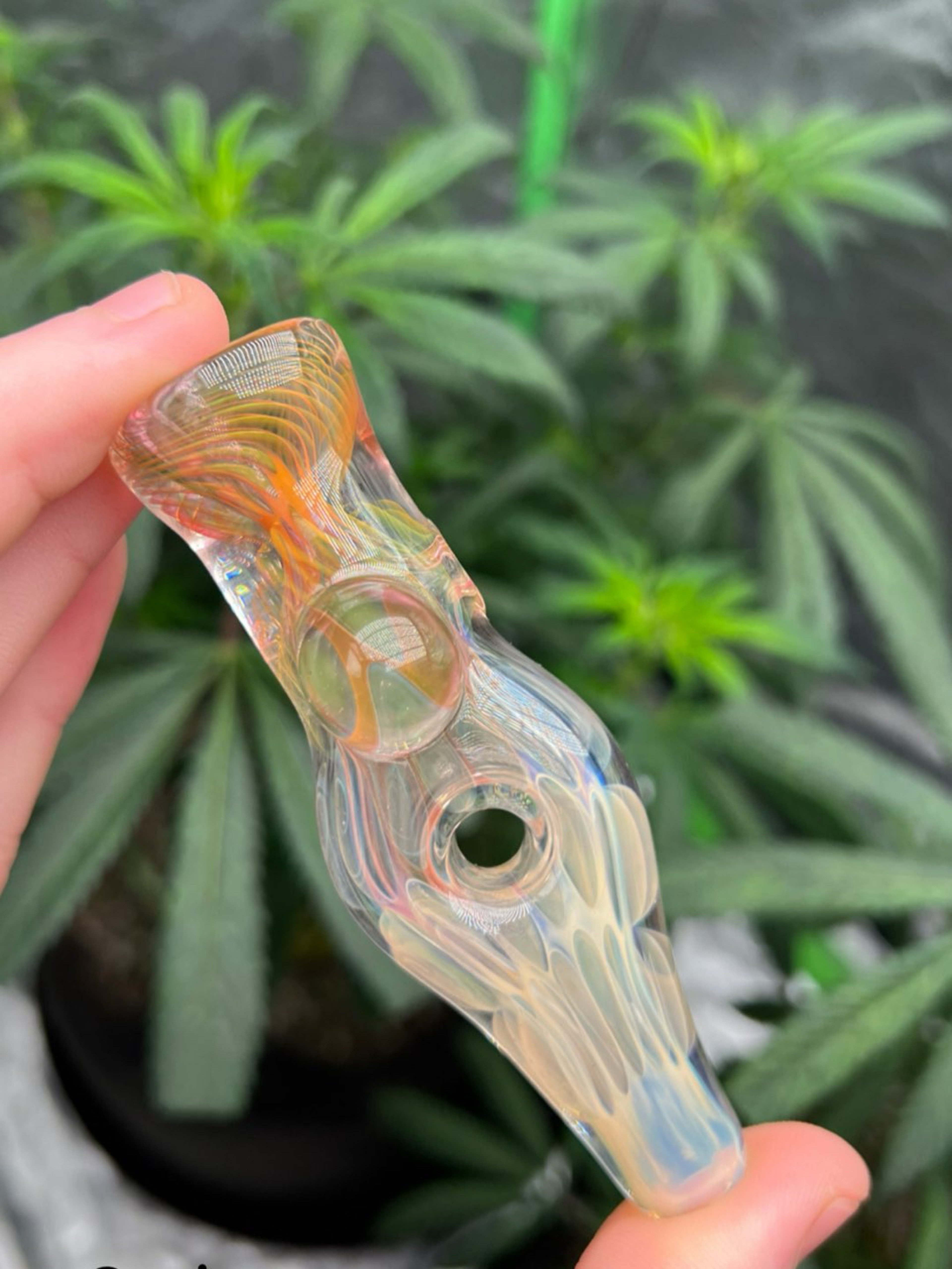 Preview pic of Swiss Perc Fumed One Hitter w Carb