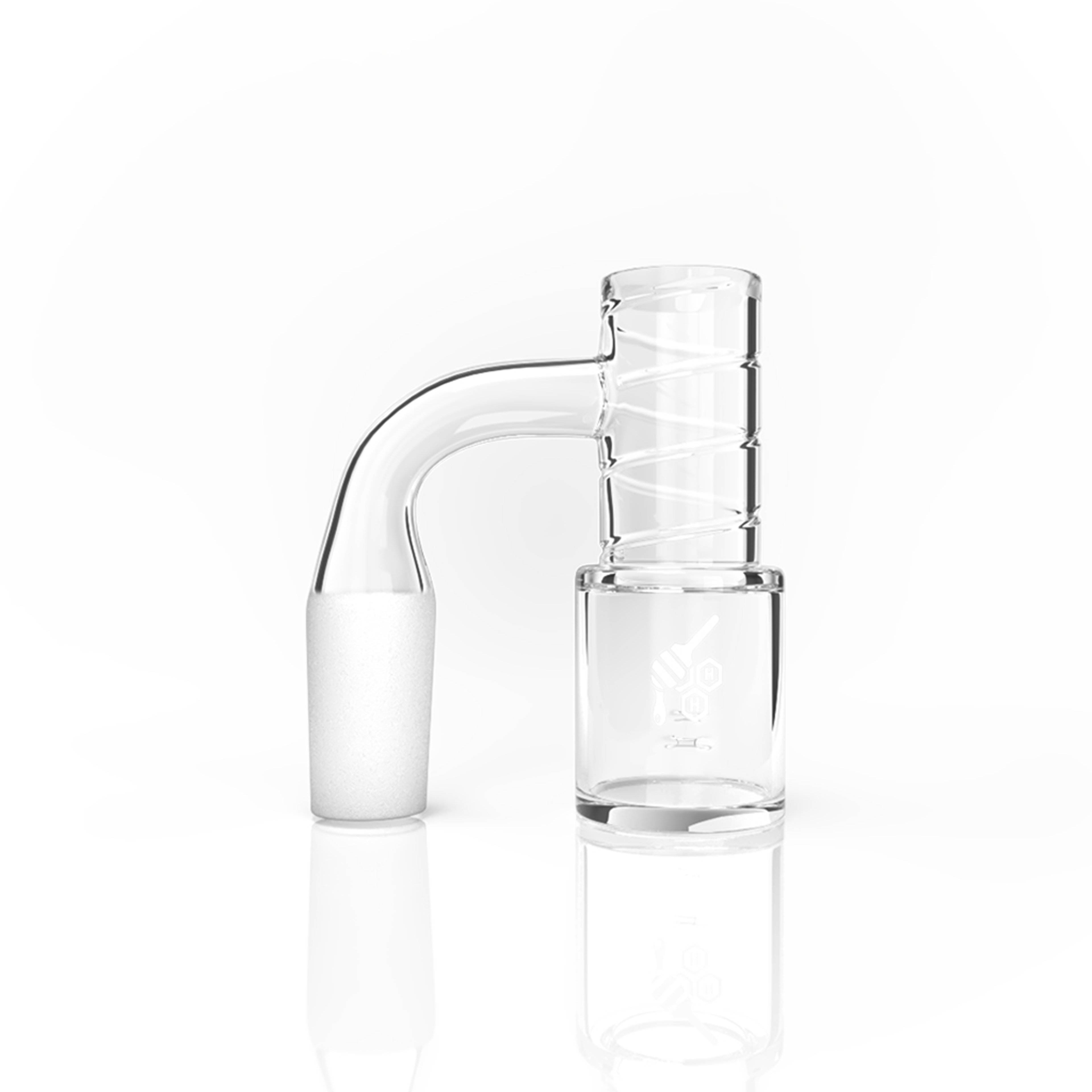 HONEY CHAMBER WHIRLWIND QUARTZ BANGER - 90° DEGREE | YL image 0