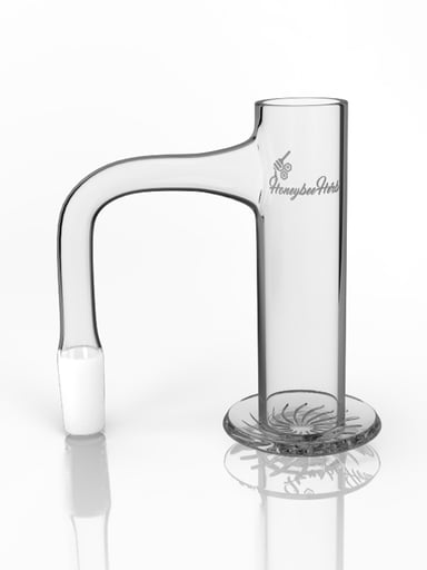 Preview pic of LONG NECK BEEHIVE QUARTZ BANGER - 90° DEGREE | BL
