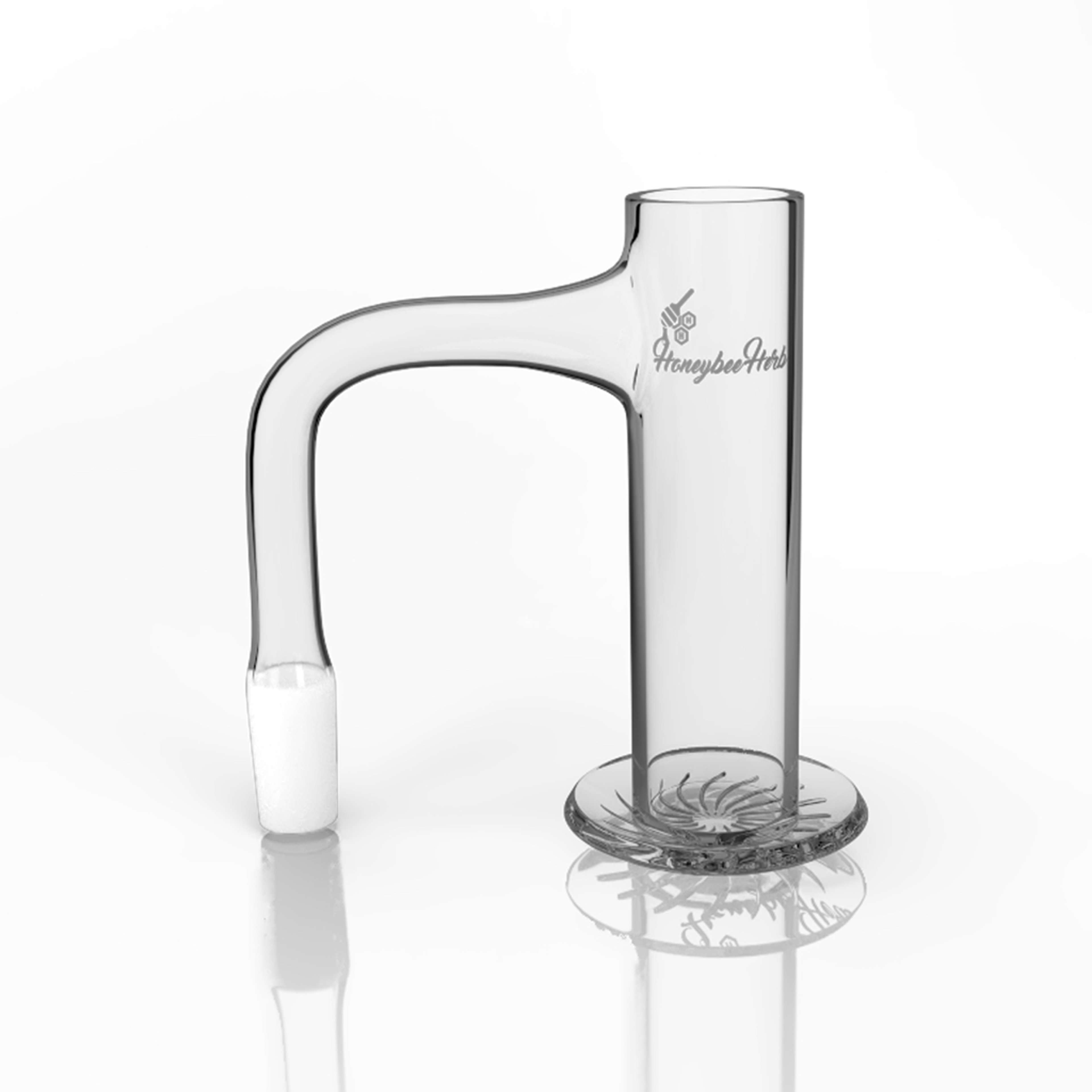 LONG NECK BEEHIVE QUARTZ BANGER - 90° DEGREE | BL image 0