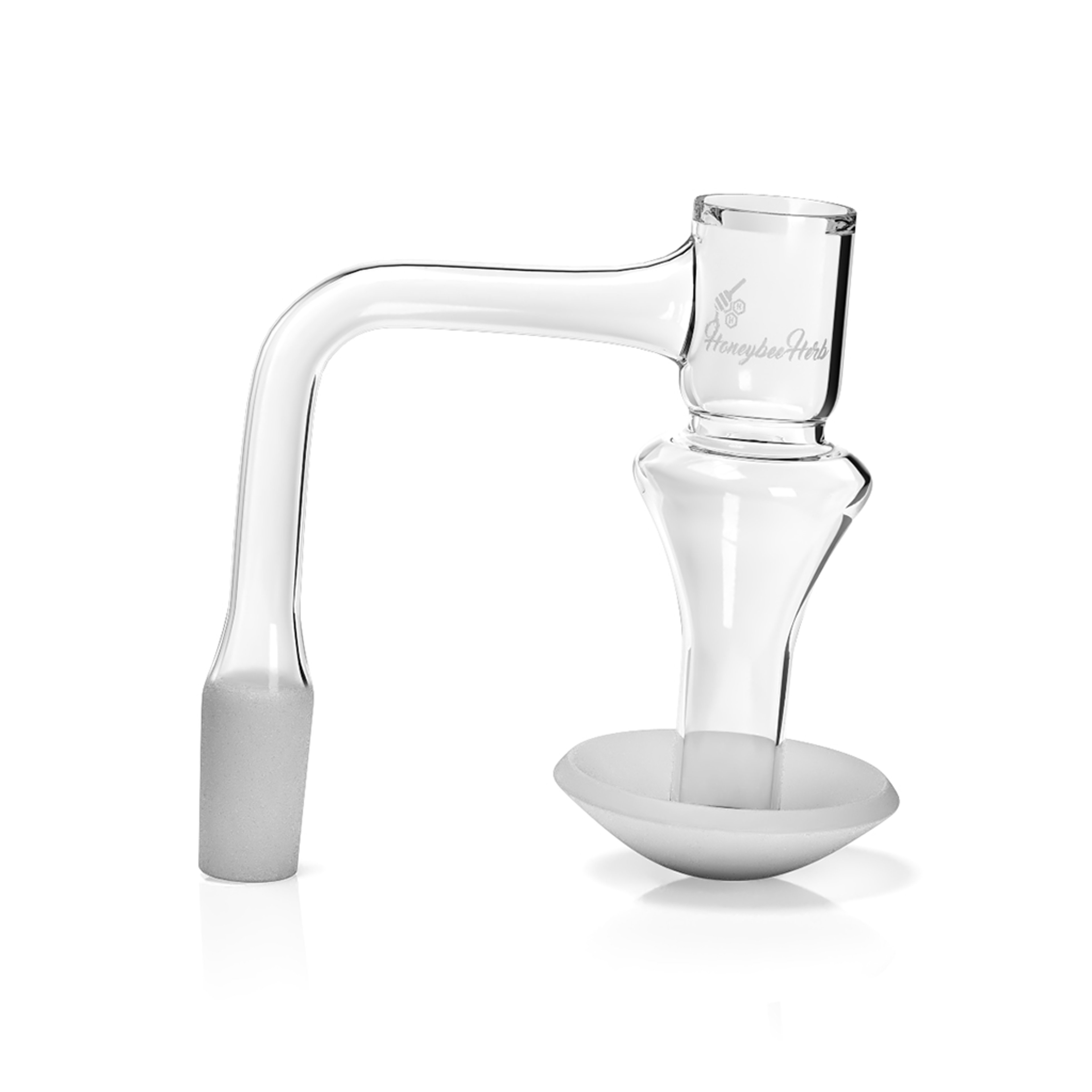 Preview pic of HONEYSUCKLE NECTAR BEEHIVE QUARTZ BANGER - 90° DEGREE