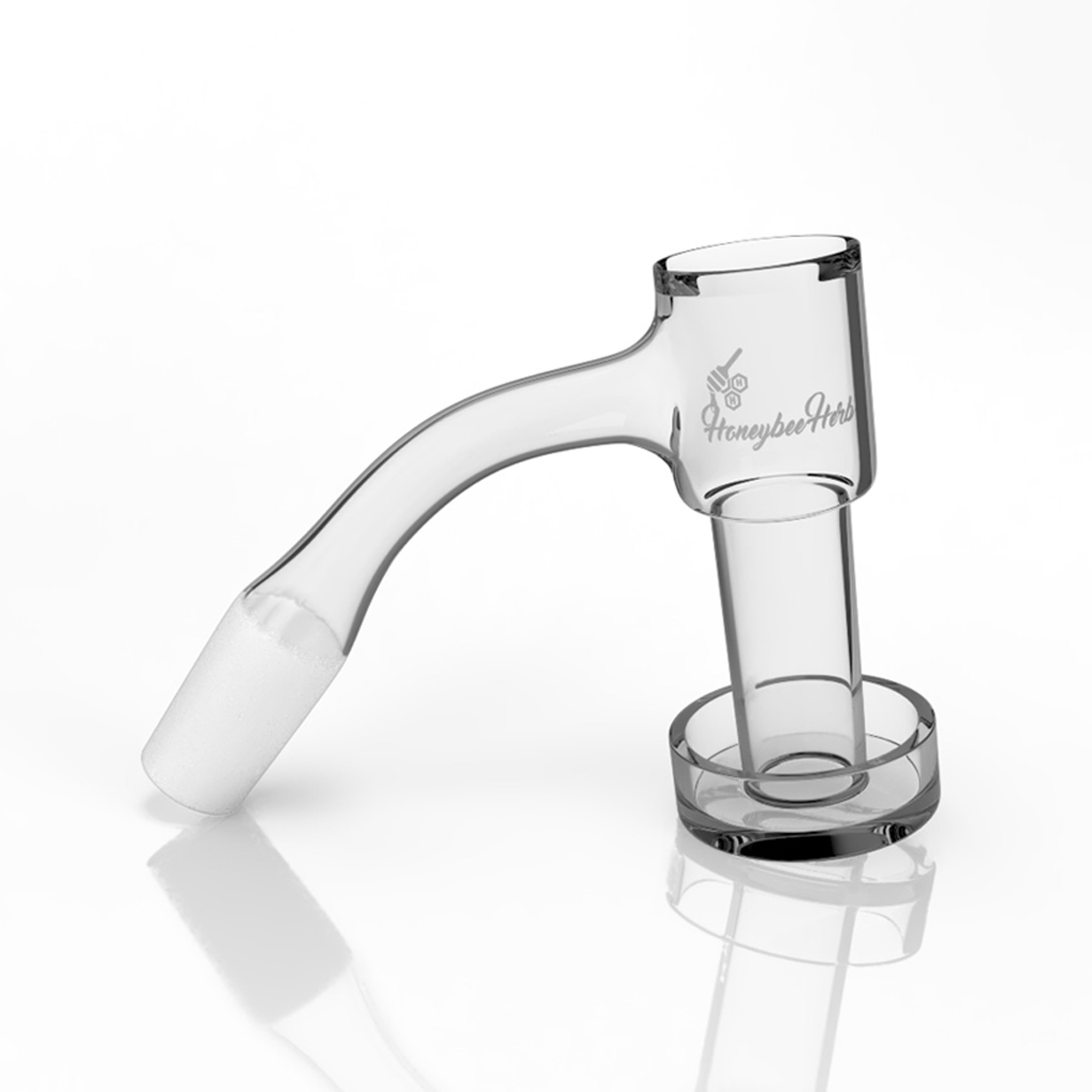 HONEYSUCKLE BEVEL QUARTZ BANGER - 45° DEGREE | BL image 0
