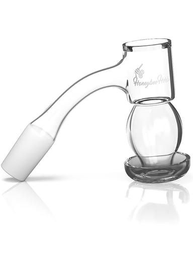 Preview pic of HONEYSUCKLE BUBBLE QUARTZ BANGER - 45° DEGREE | BL