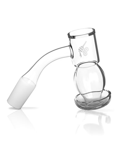 Preview pic of HONEYSUCKLE BUBBLE QUARTZ BANGER - 45° DEGREE | YL