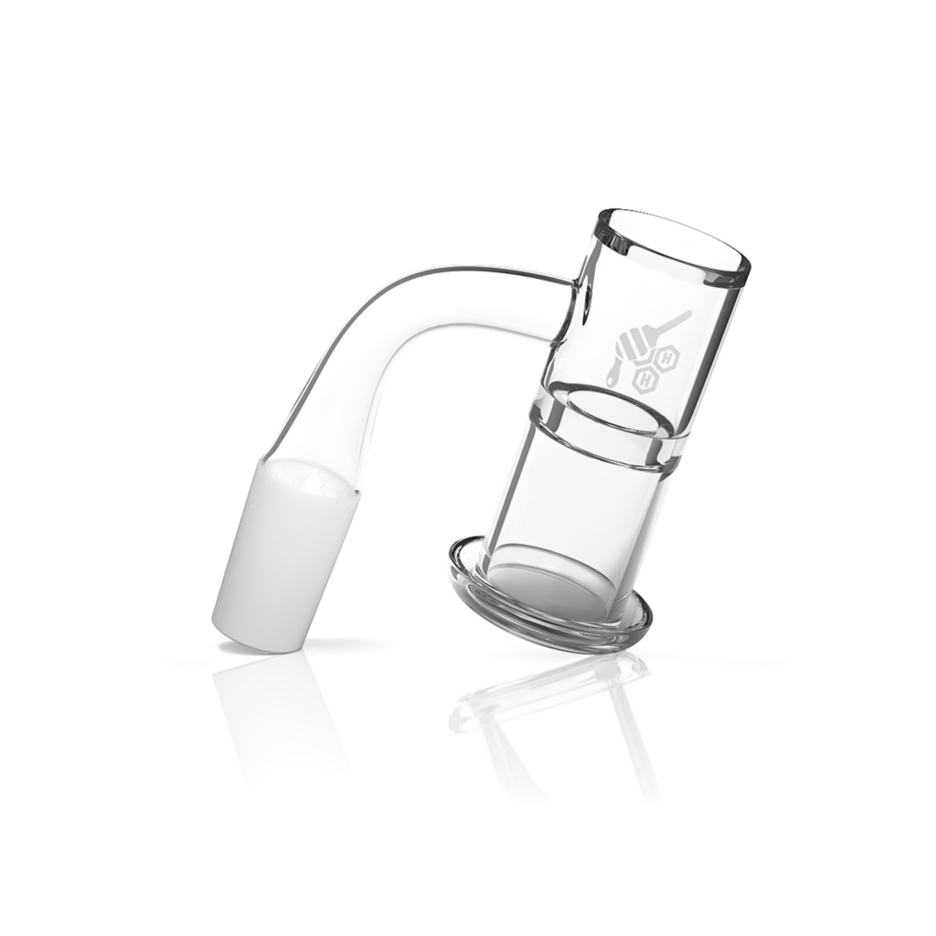 HONEYSUCKLE XL QUARTZ BANGER - 90° DEGREE | YL image 0