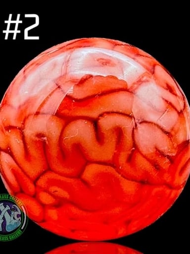 Preview pic of Algae - Brain Tech Marble - Red #2