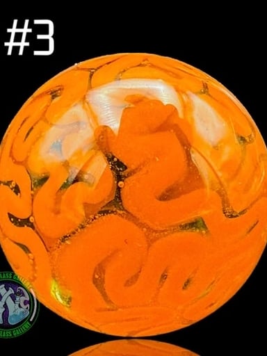 Preview pic of Algae - Brain Tech Marble - Orange #3