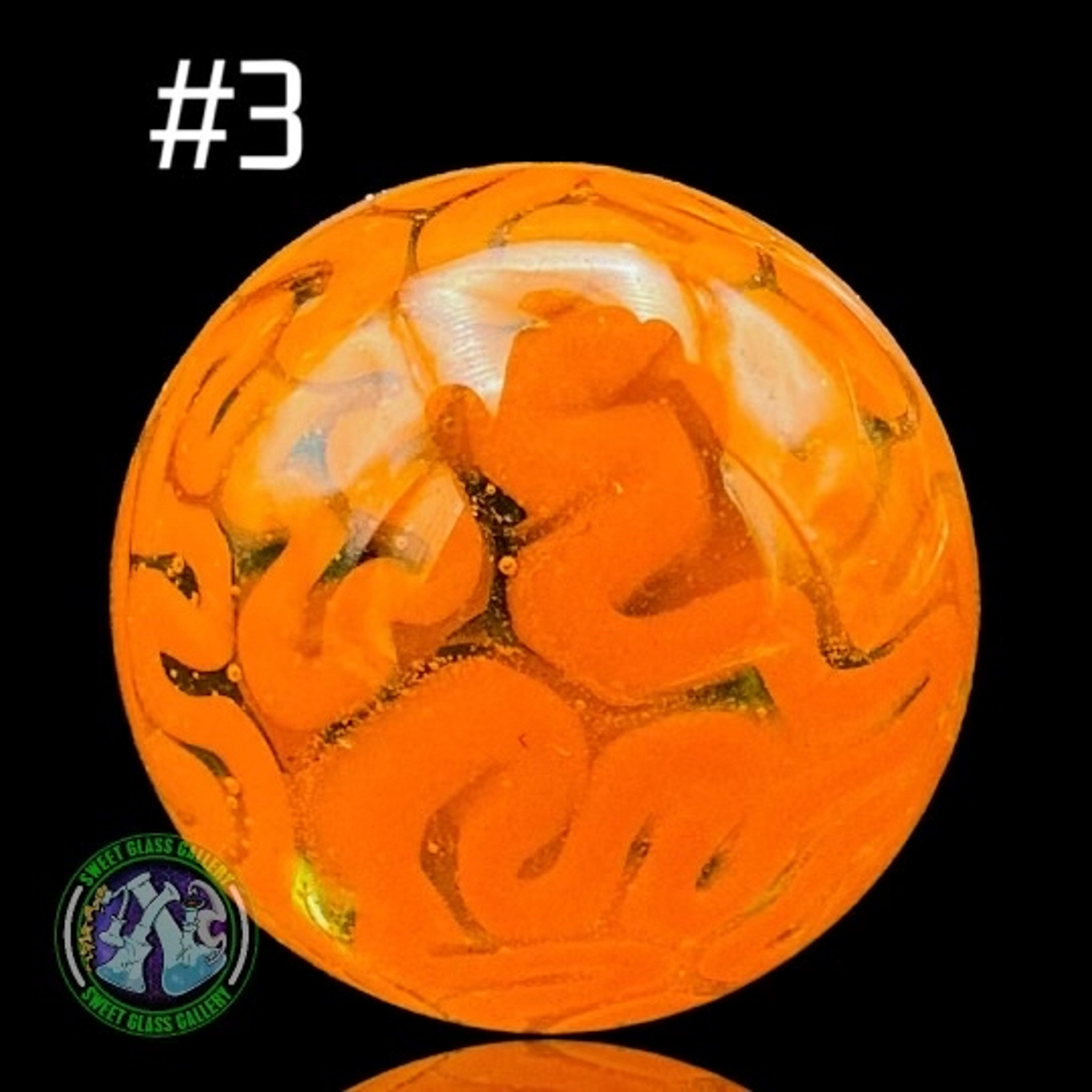 Preview pic of Algae - Brain Tech Marble - Orange #3