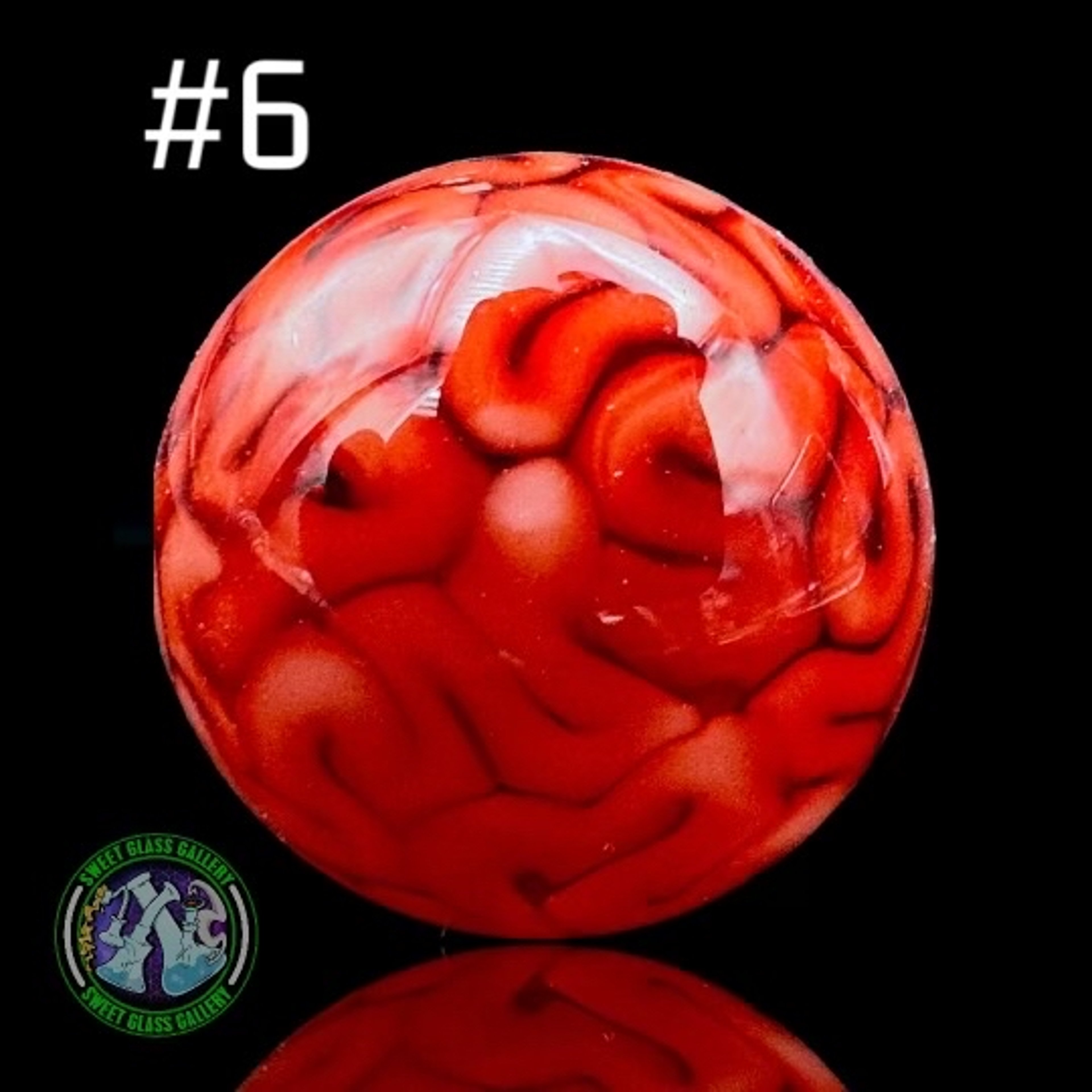 Preview pic of Algae - Brain Tech Marble - Red #6