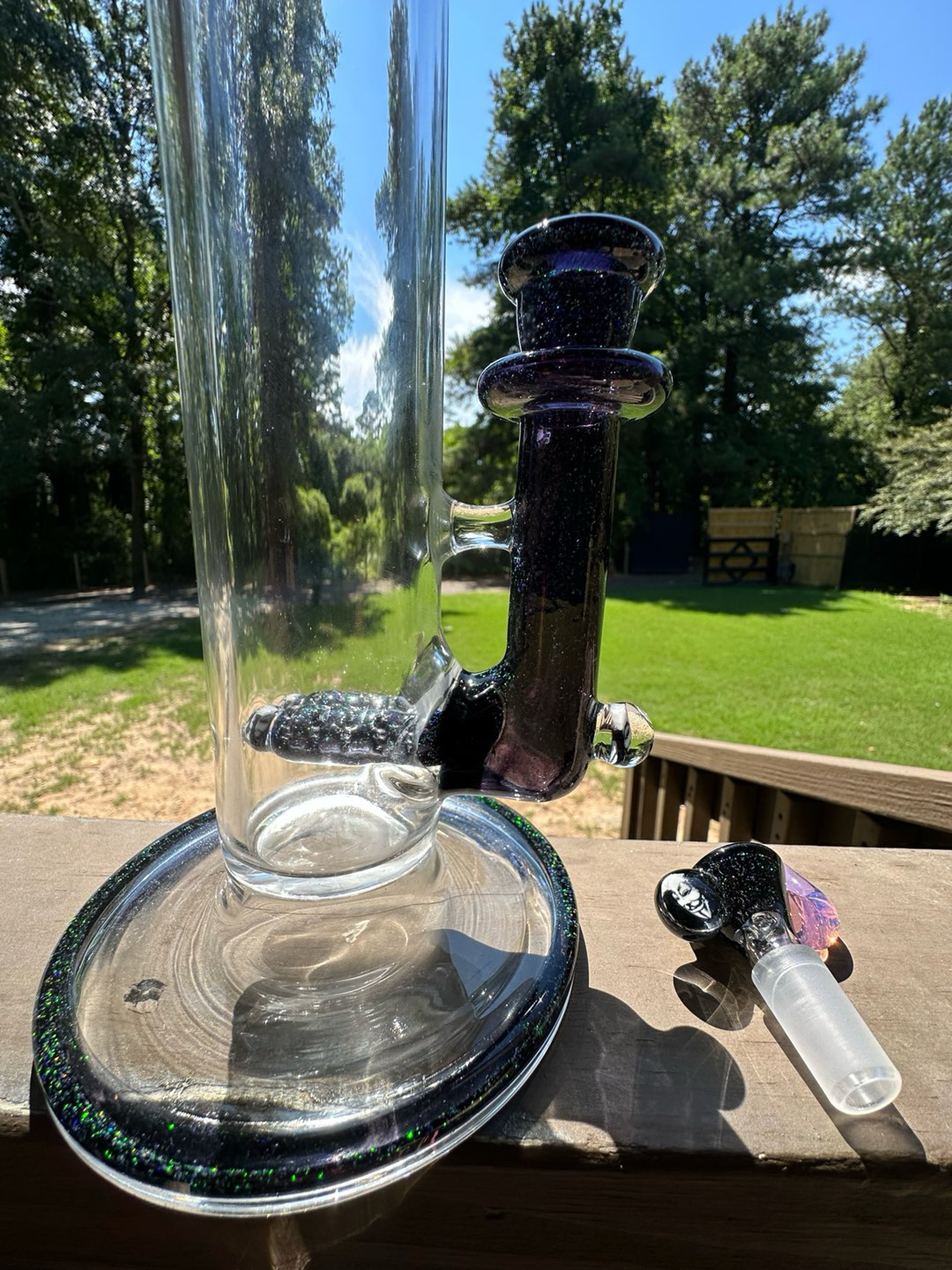 Preview pic of “Last Price dropped” Crush opal Uzzi glass tube dual inline