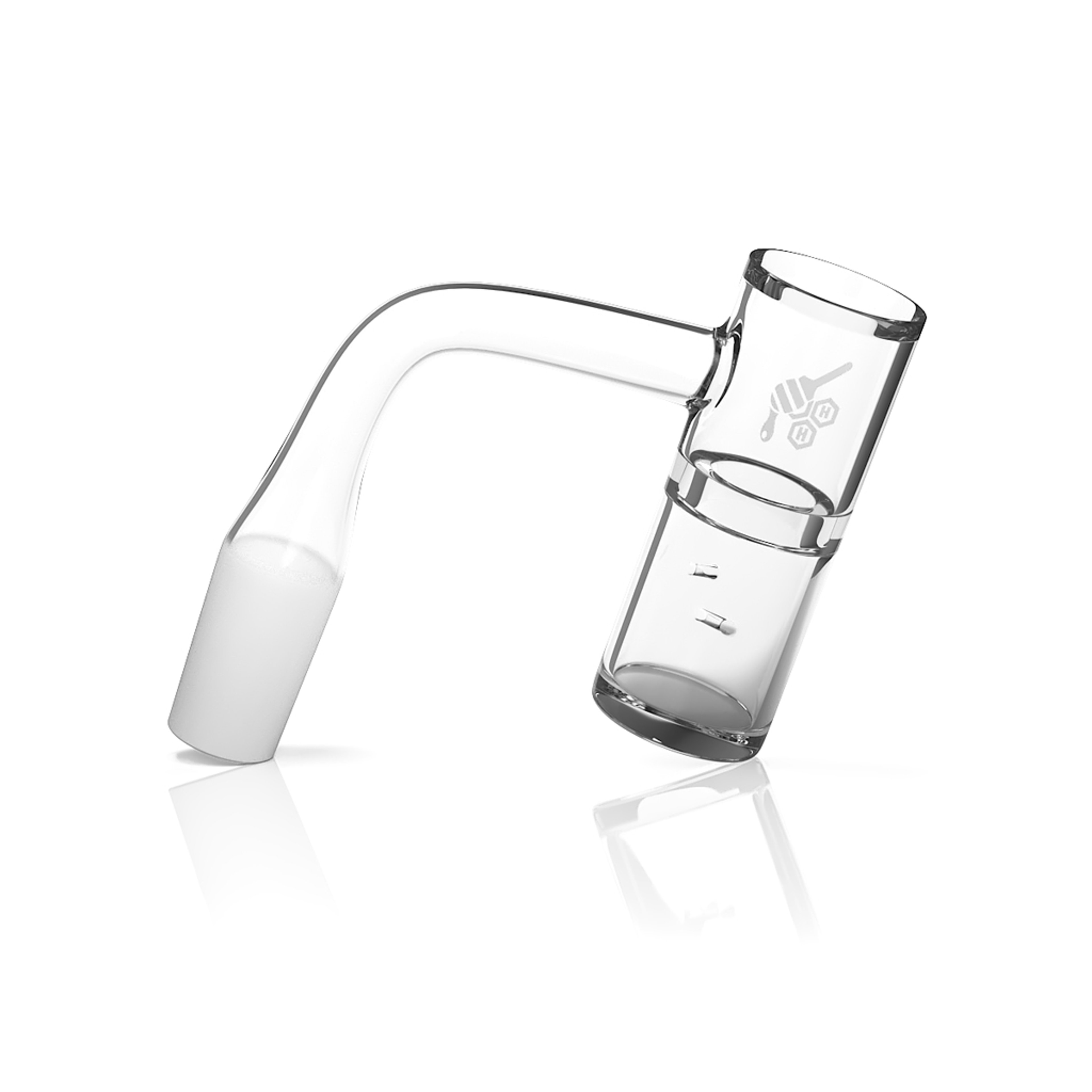 HONEY WELL QUARTZ BANGER - 90° DEGREE | YL image 0