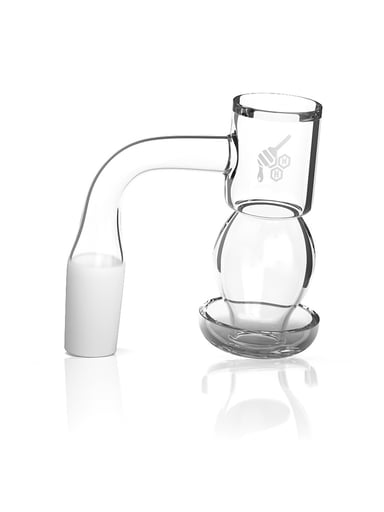 Preview pic of HONEYSUCKLE BUBBLE QUARTZ BANGER - 90° DEGREE | YL