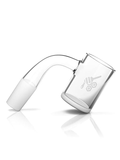Preview pic of HONEY & MILK QUARTZ BANGER - 90° DEGREE | YL