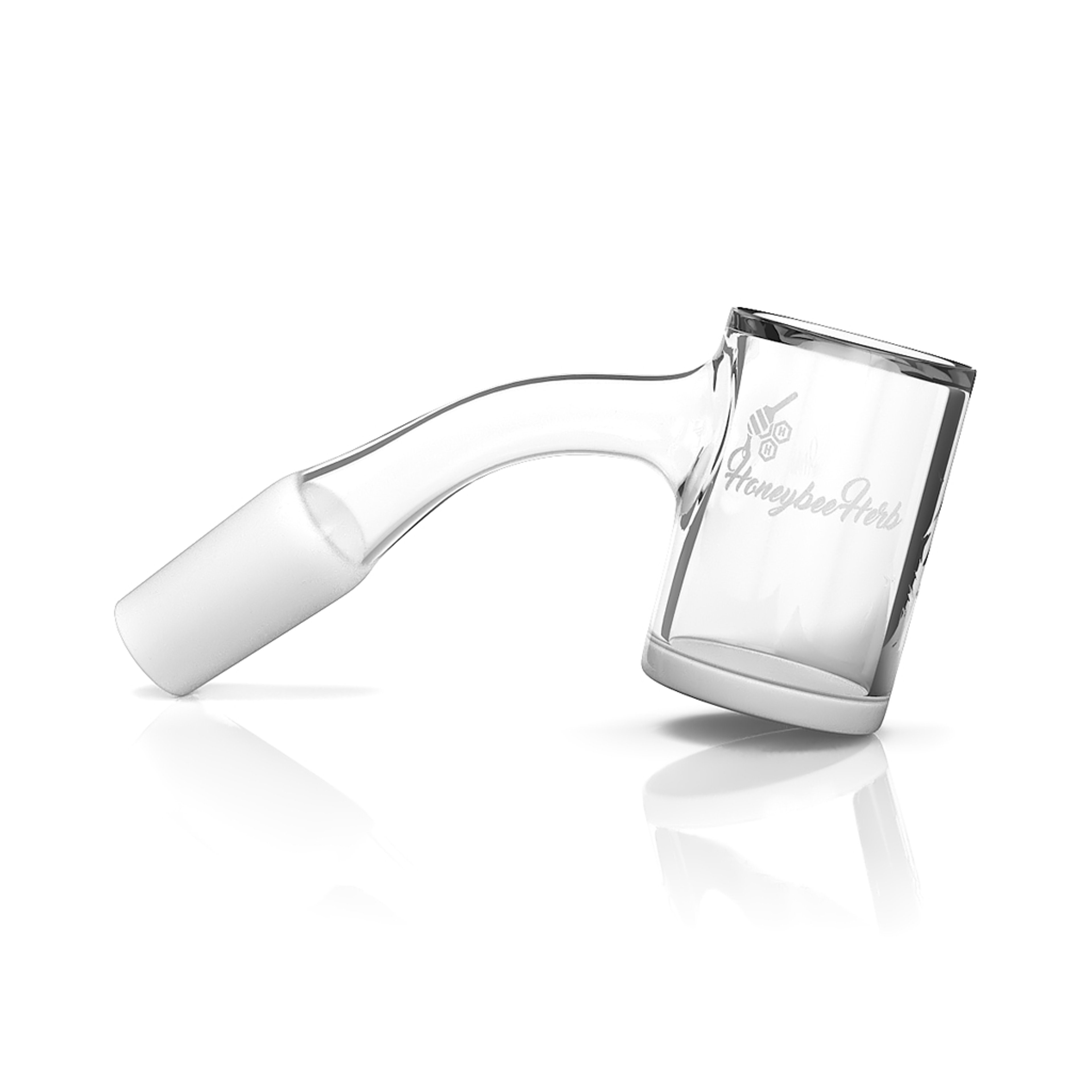HONEY & MILK BEVEL QUARTZ BANGER - 45° DEGREE | BL image 0
