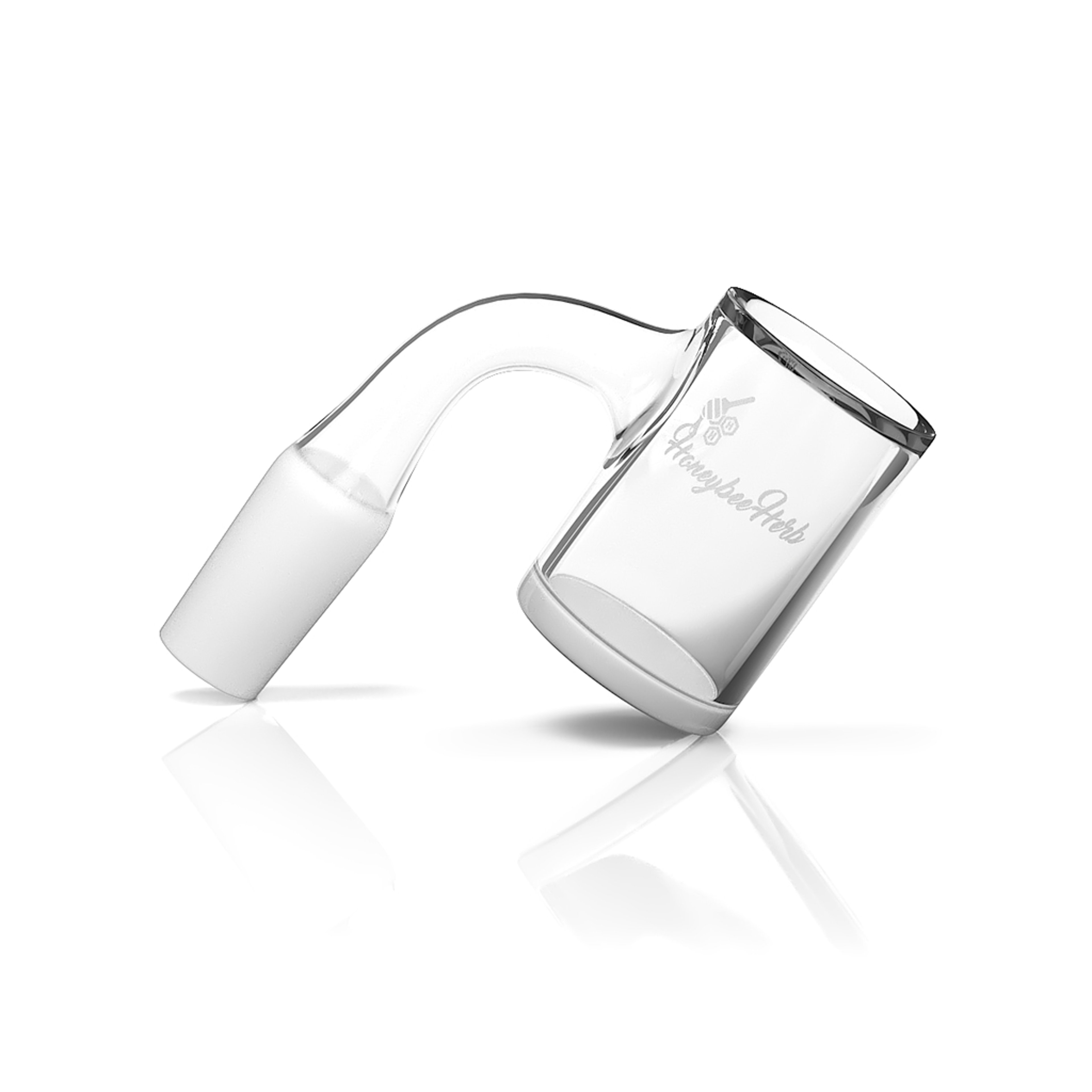 HONEY & MILK BEVEL QUARTZ BANGER- 90° DEGREE | BL image 0
