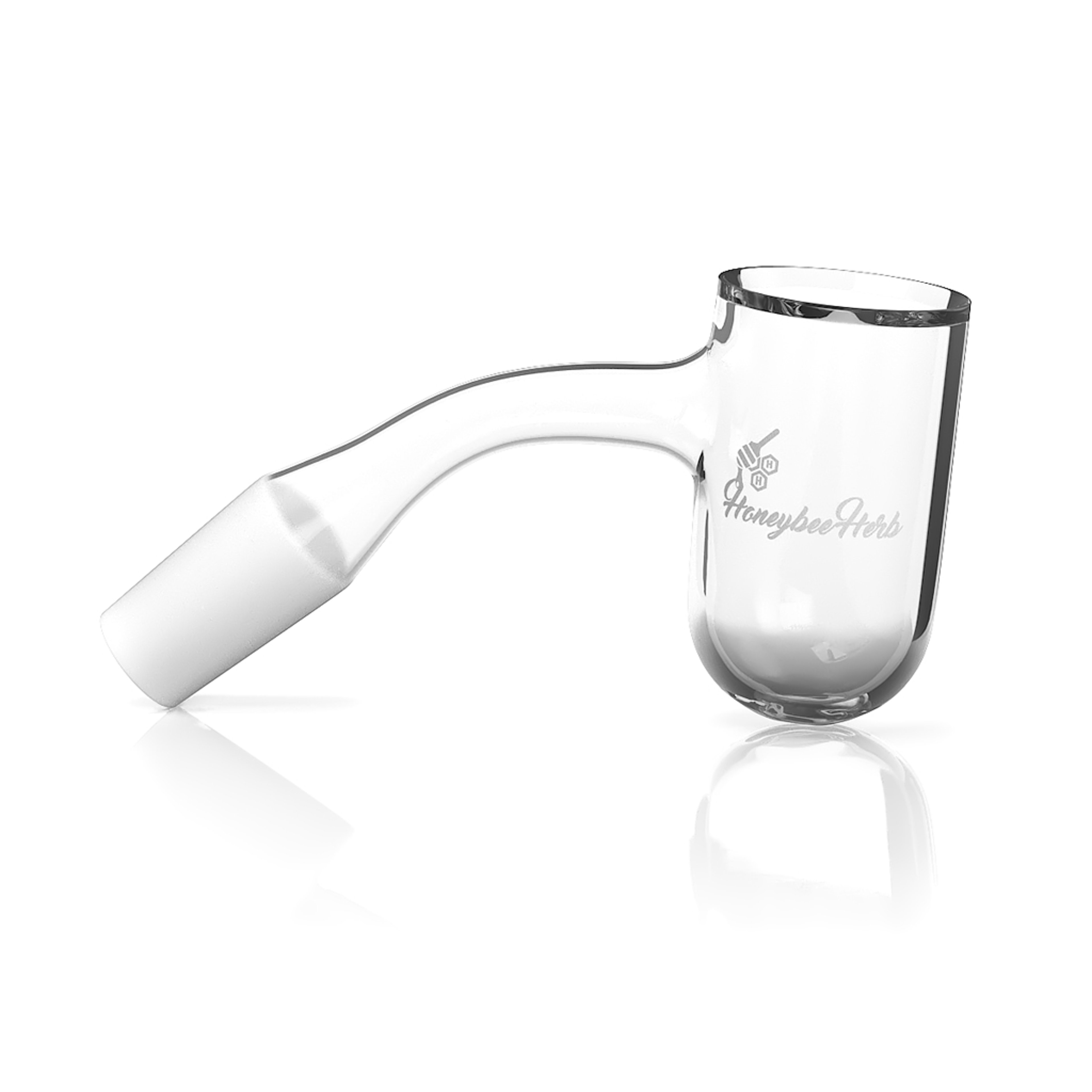 HONEY BEVEL DEEP BOWL QUARTZ BANGER - 45° DEGREE | BL image 0