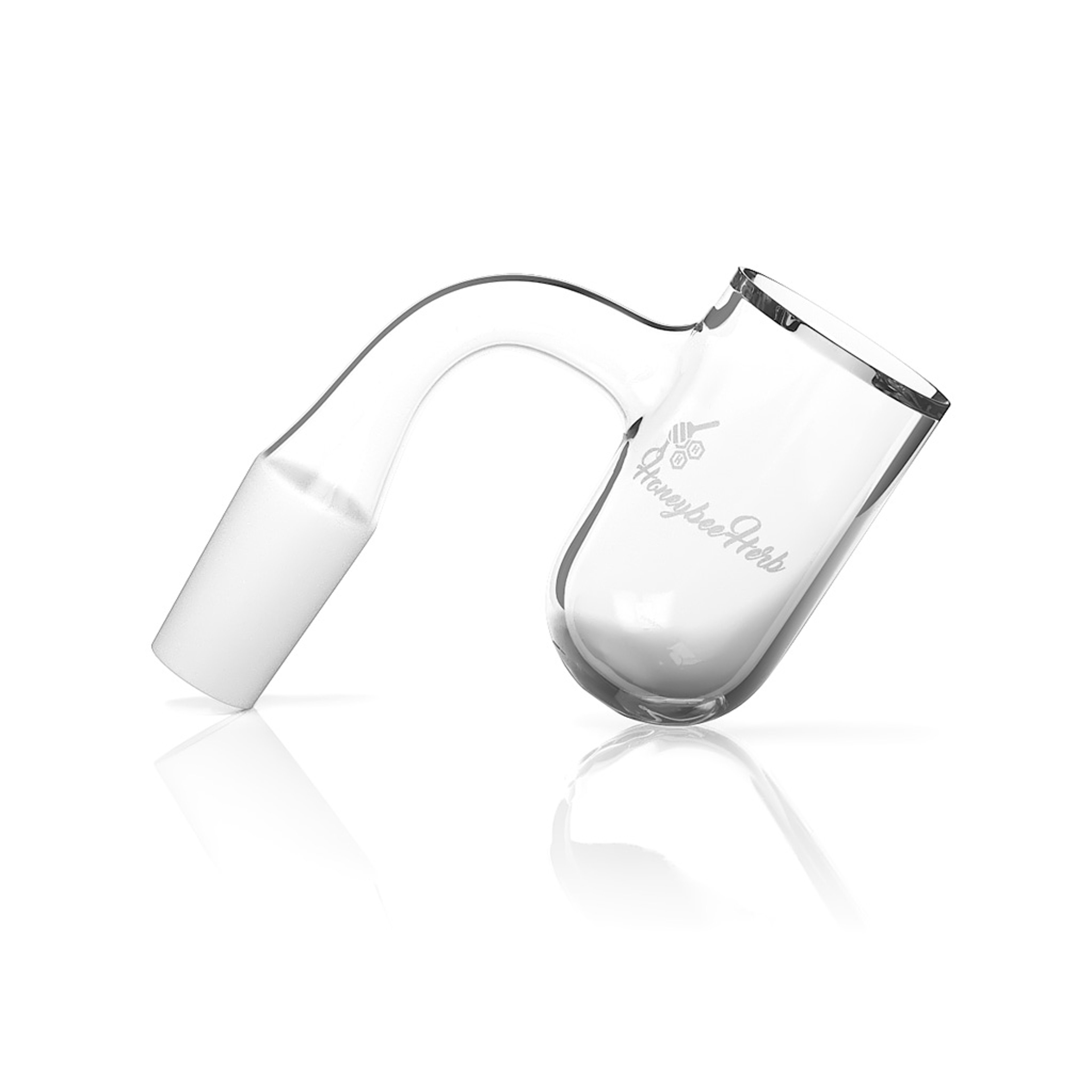 HONEY BEVEL DEEP BOWL QUARTZ BANGER - 90° DEGREE | BL image 0