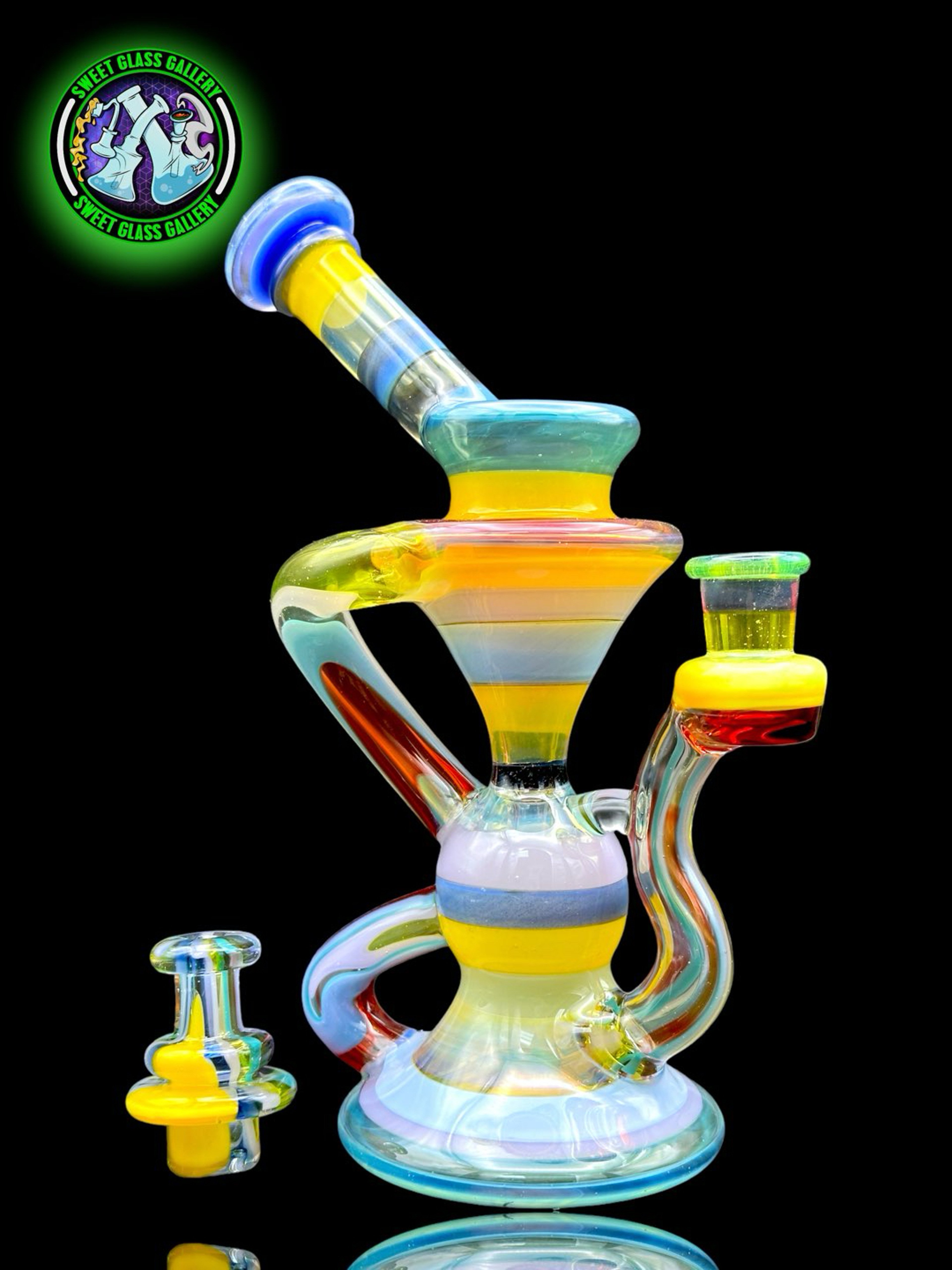 Preview pic of Blob Glass - Scrap Recycler Rig w/ Spinner Cap