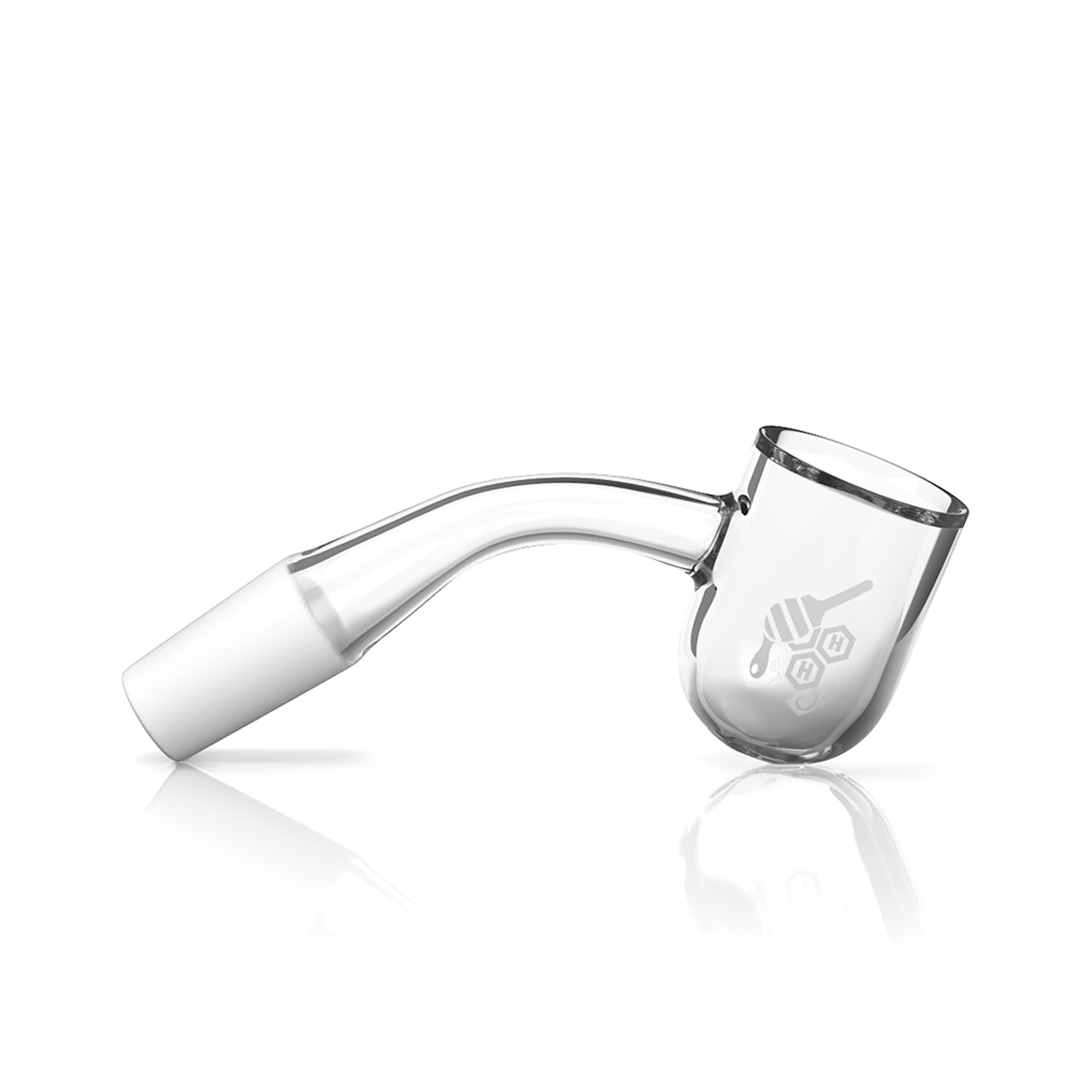 Preview pic of HONEY BEVEL BOWL QUARTZ BANGER - 45° DEGREE | YL