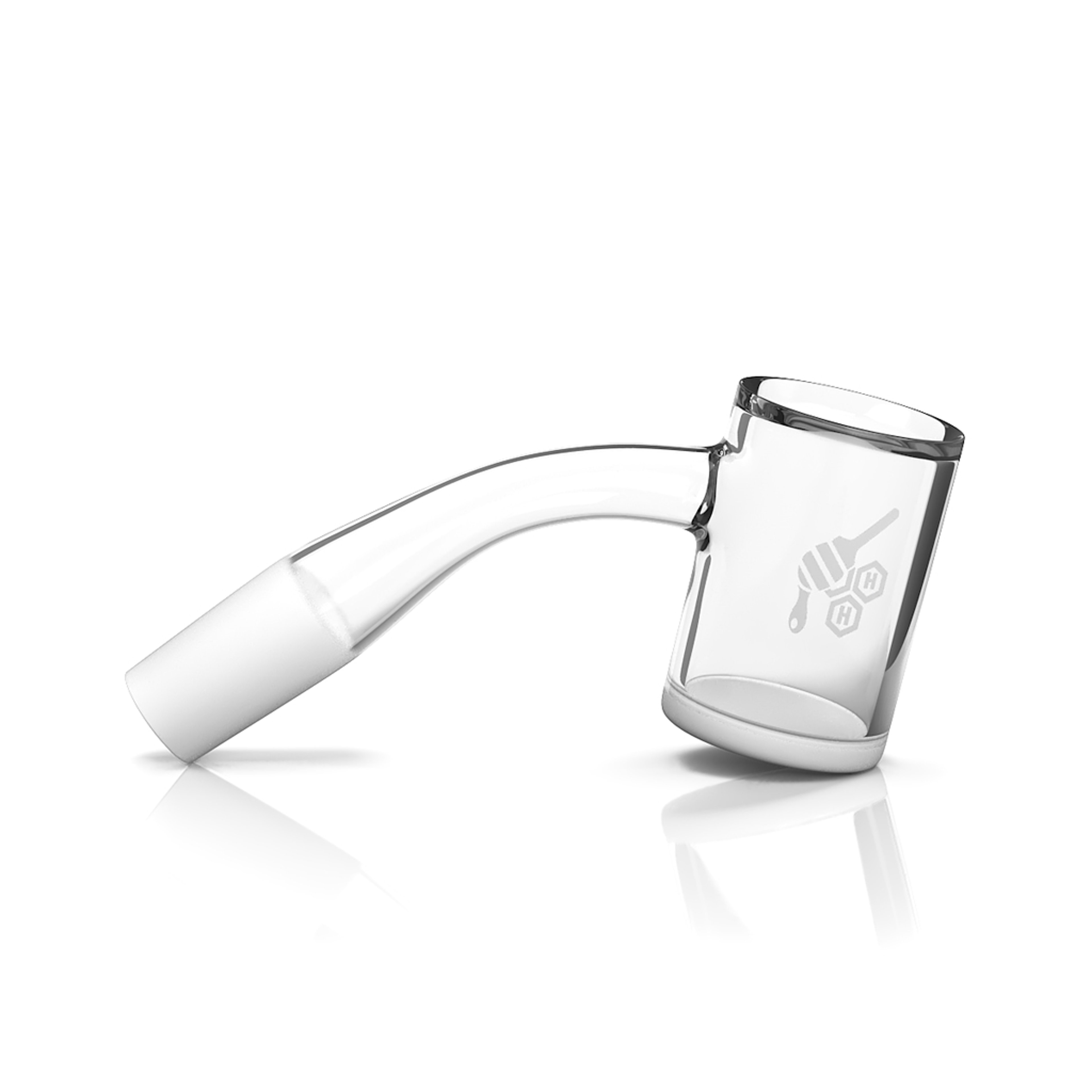 Preview pic of HONEY & MILK BEVEL QUARTZ BANGER - 45° DEGREE | YL