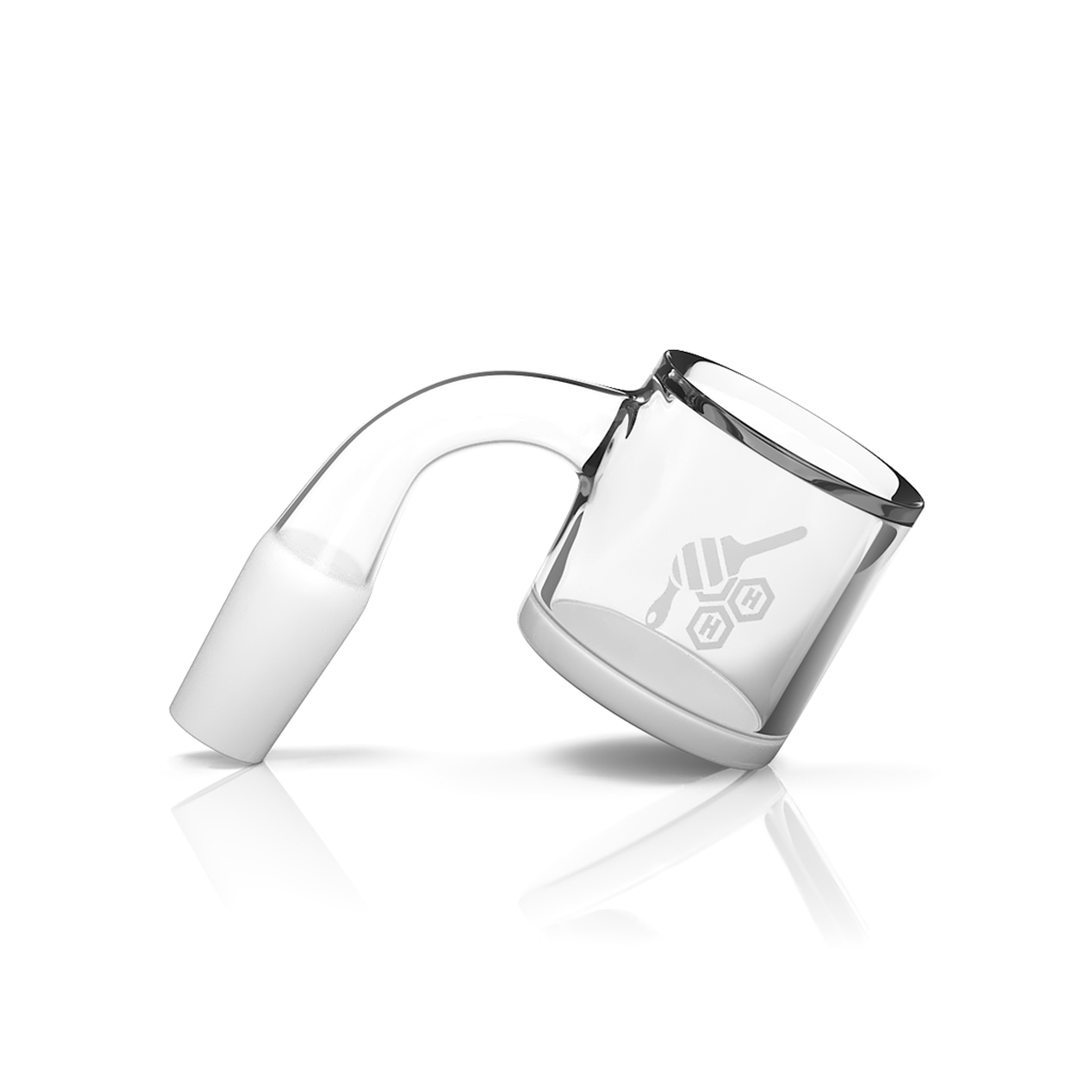 HONEY & MILK XL BEVEL QUARTZ BANGER - 90° DEGREE | YL image 0
