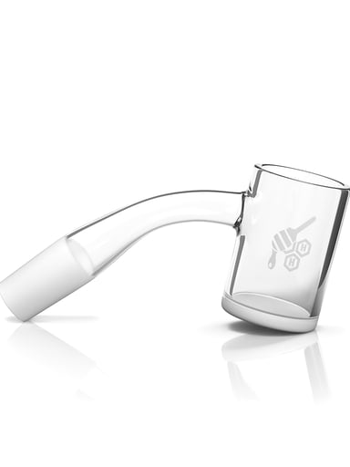 Preview pic of HONEY & MILK QUARTZ BANGER - 45° DEGREE | YL