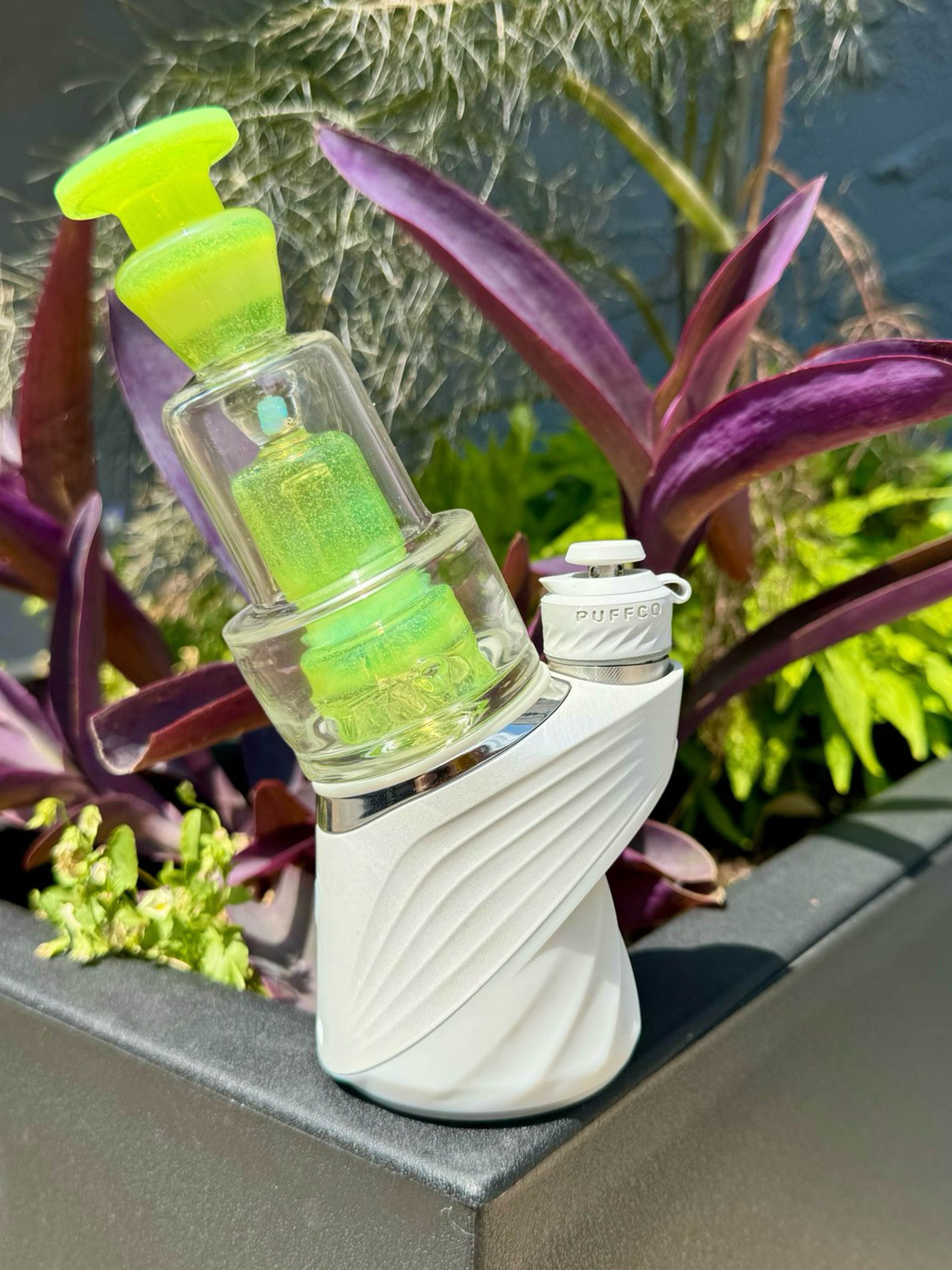 Preview pic of 3 hole slyme puffco top (puffco not included)