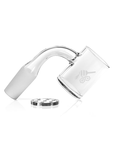 Preview pic of HONEY DISC QUARTZ BANGER - 90° DEGREE | YL