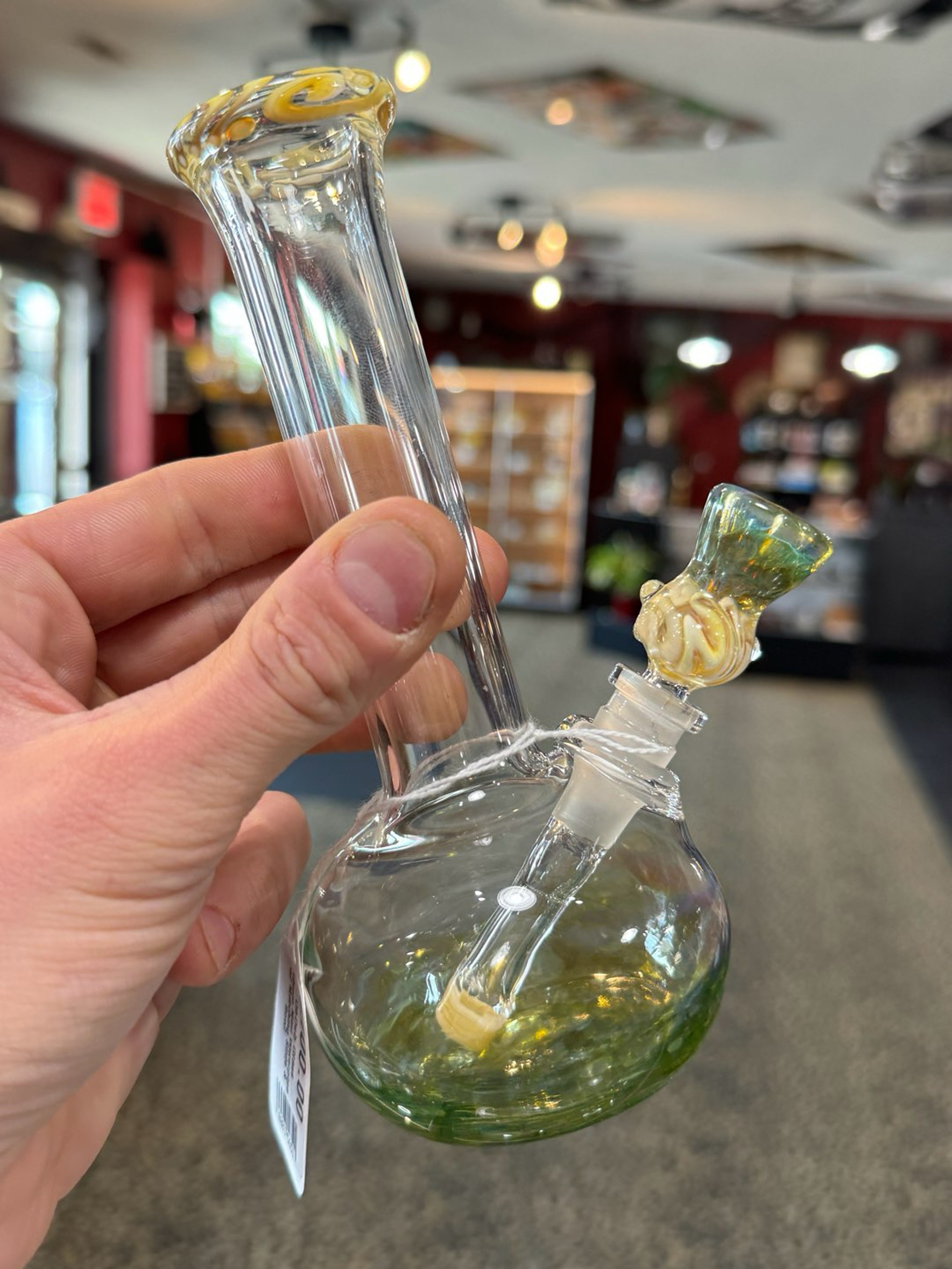 Preview pic of 6.5” Mini Bubble Base Bong 10mm
