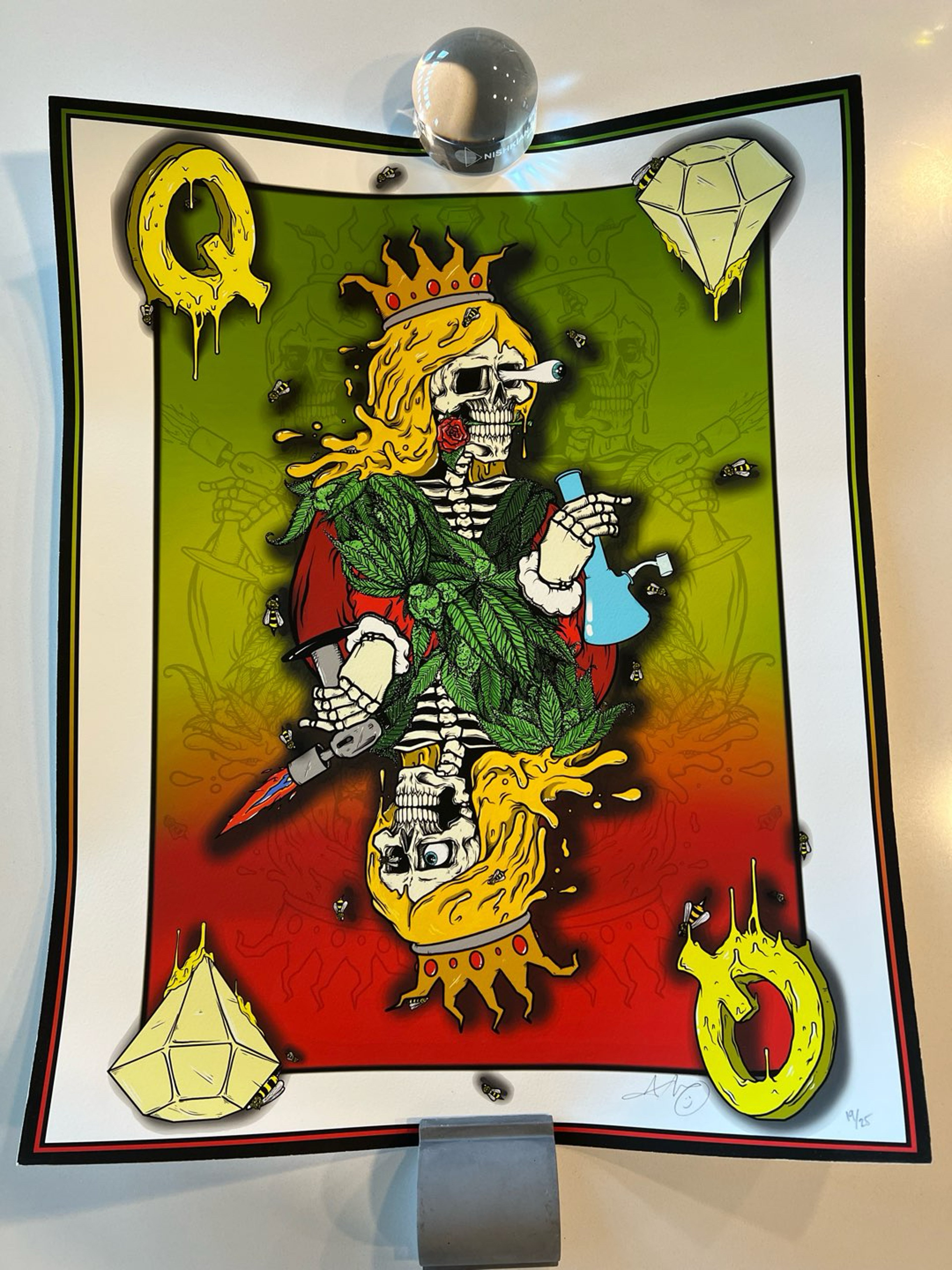Preview pic of Aaron Brooks Queen of Diamonds Rasta