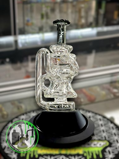 Preview pic of Toxic Glass - Puffco Attachment - Recycler Black