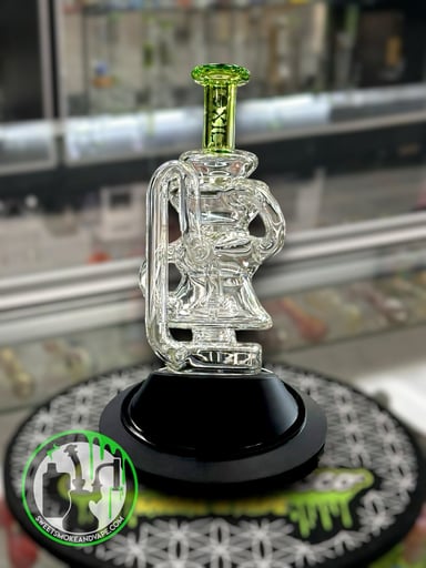 Preview pic of Toxic Glass - Puffco Attachment - Recycler Green