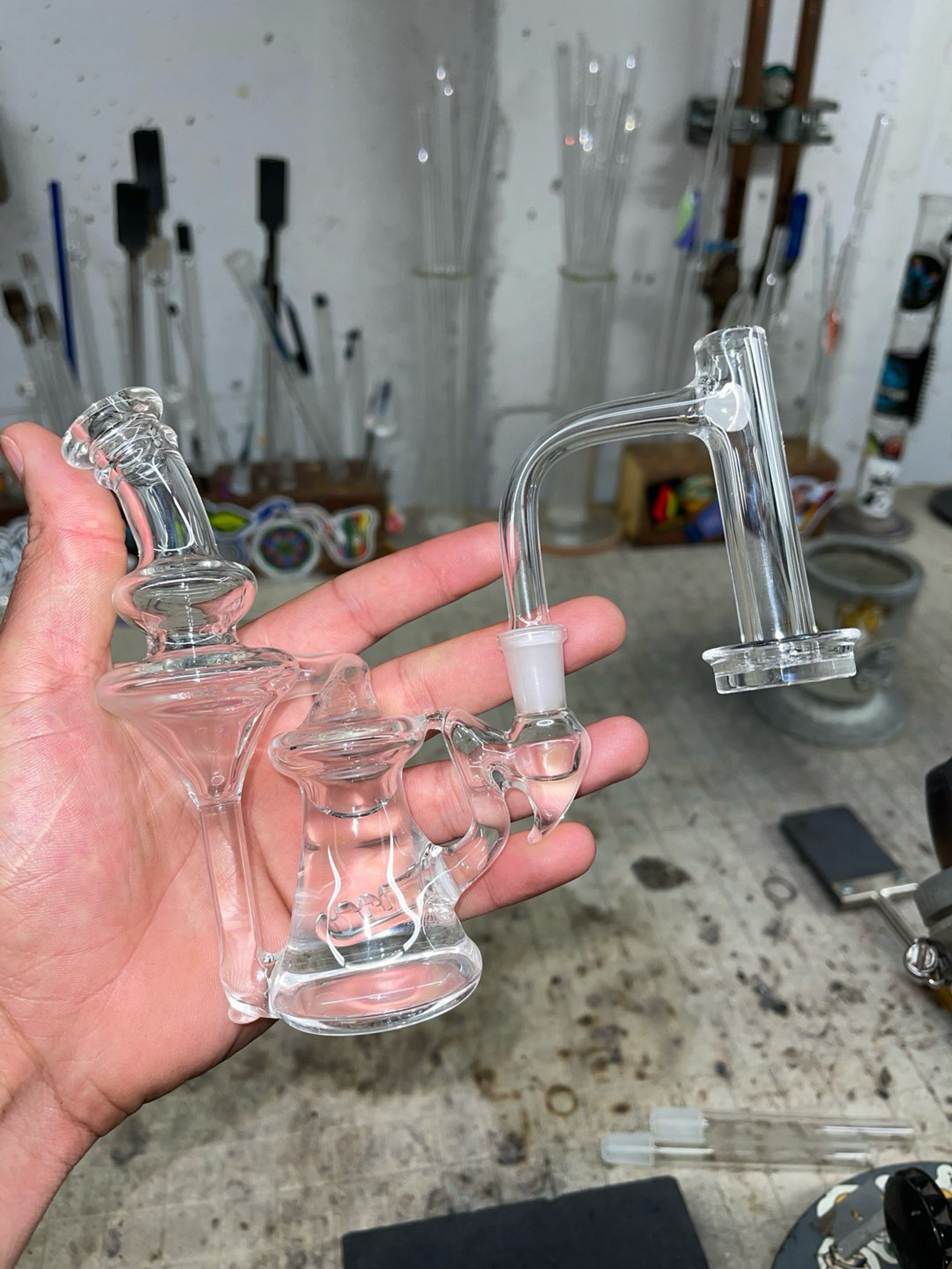 Preview pic of Mini recycler 10mm(Quartz tower not included )