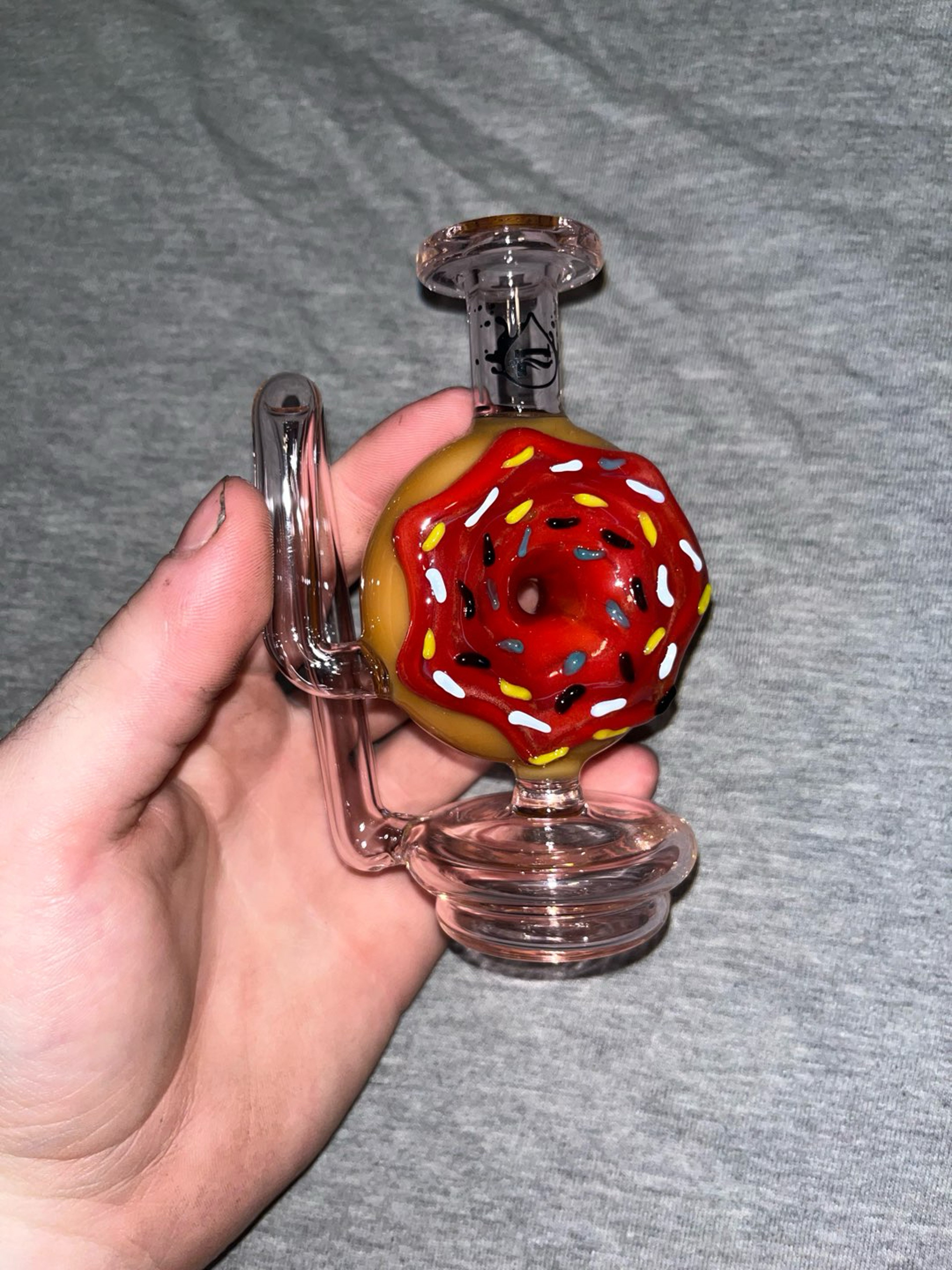 Preview pic of Pulsar Glass x Puffco Peak Donut Attachment (Raspberry)