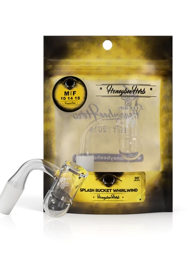 Preview pic of SPLASH BUCKET WHIRLWIND QUARTZ BANGER - 90° DEGREE | YL