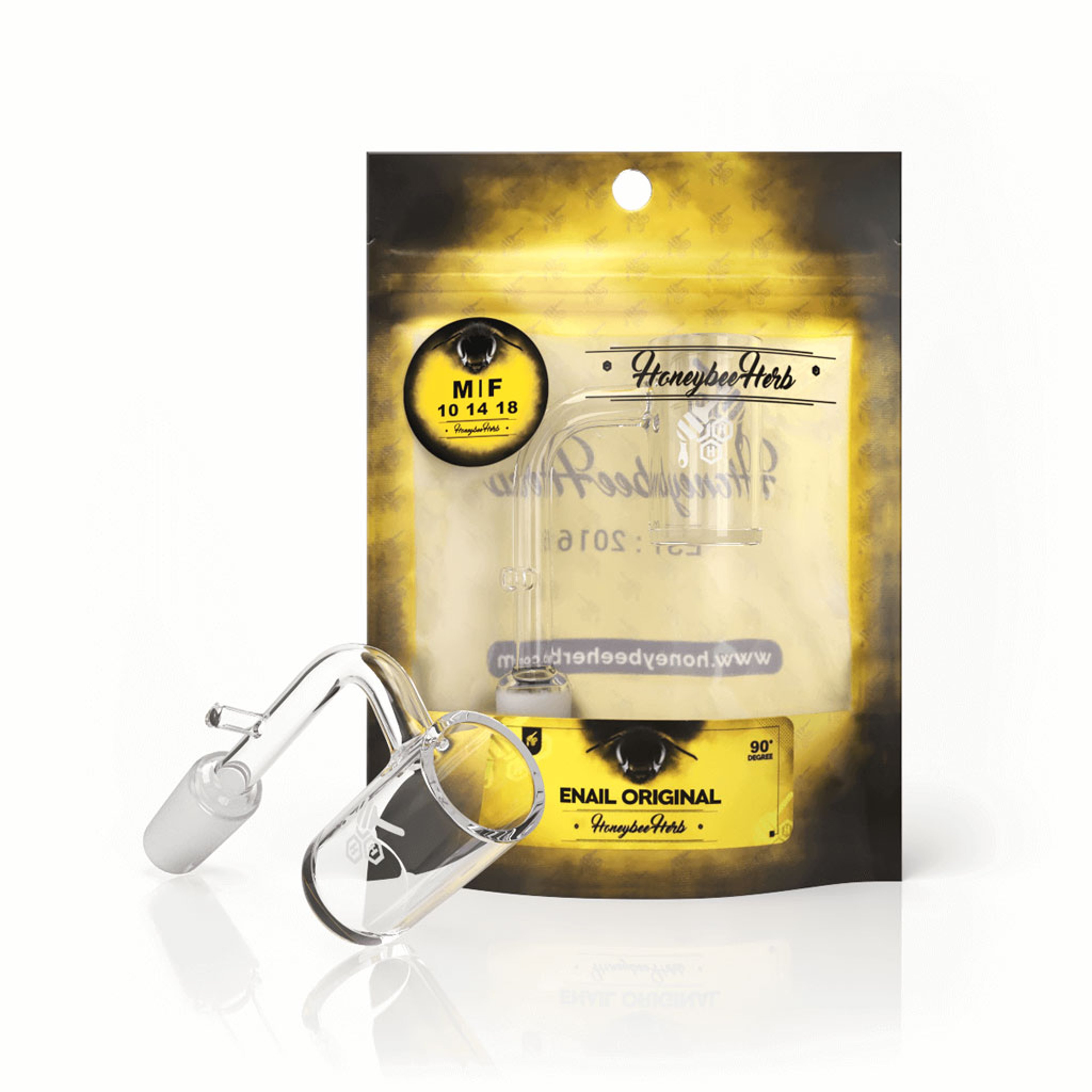 ENAIL ORIGINAL QUARTZ BANGER - 90° DEGREE | YL image 0