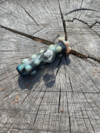 Preview pic of Handblown Chillums with opal